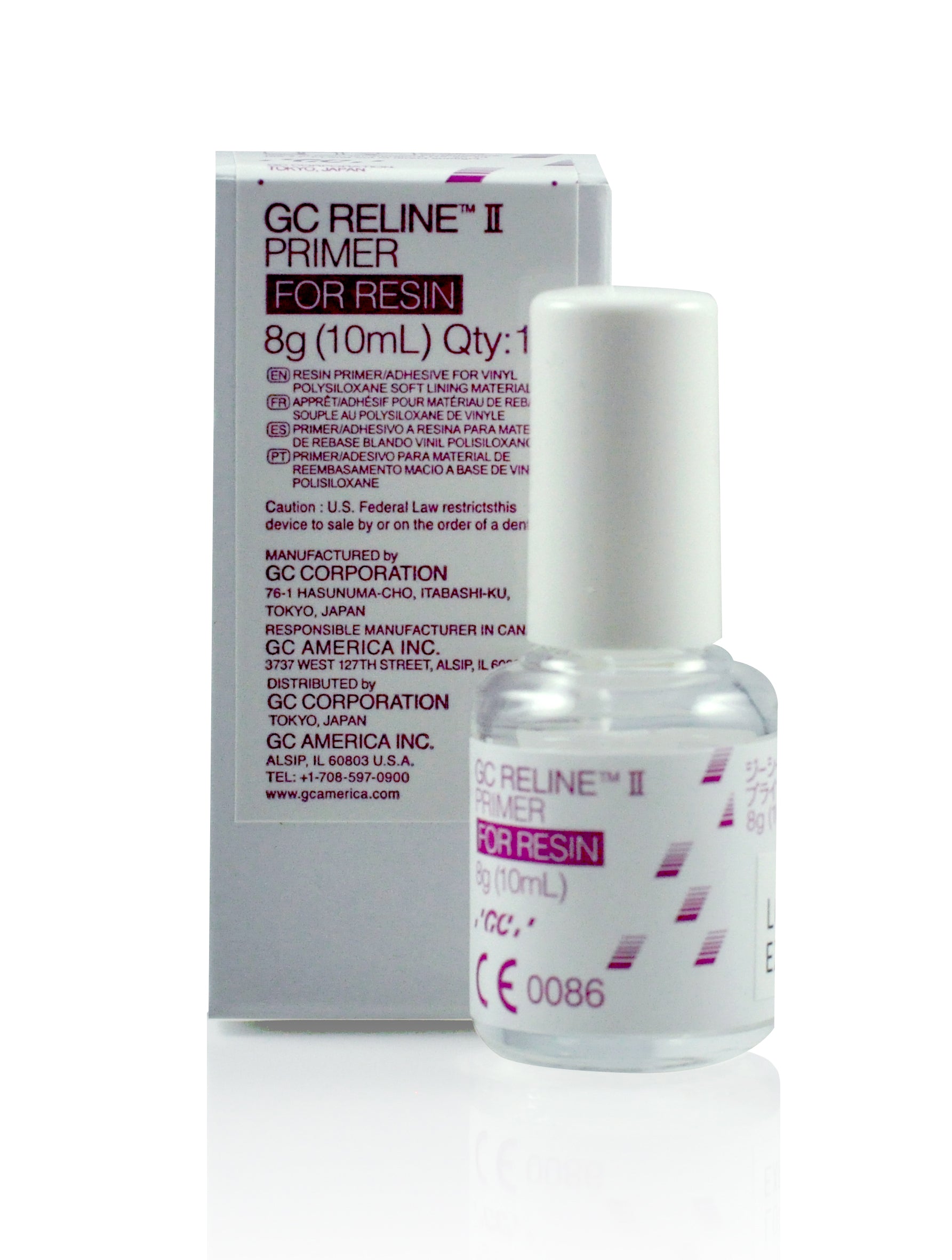 GC Reline II Primer for Resin Refill, 10 ml, 1/Pk