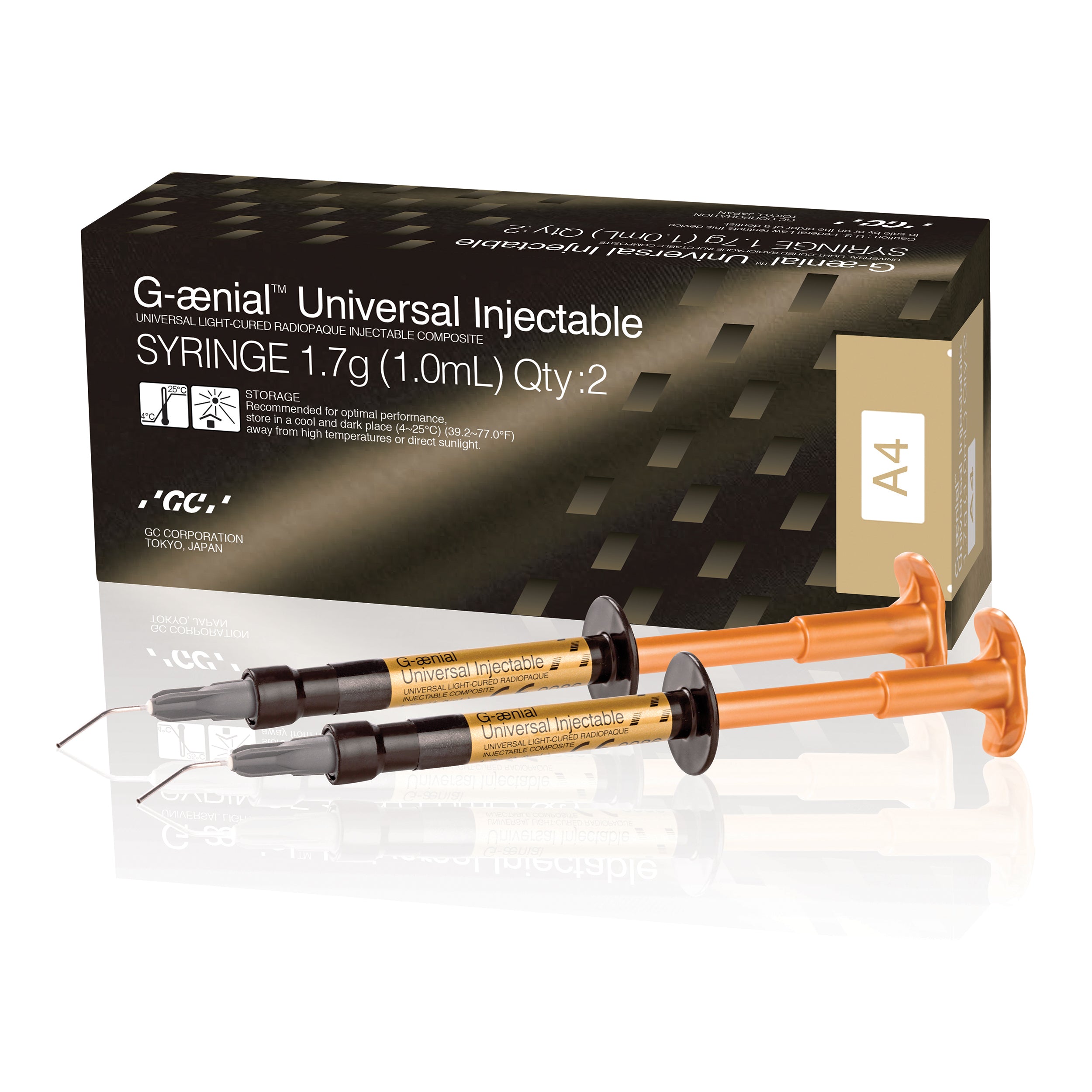 G-aenial Universal Injectable, Syringe, 1.7 g, A4, 2/Pk