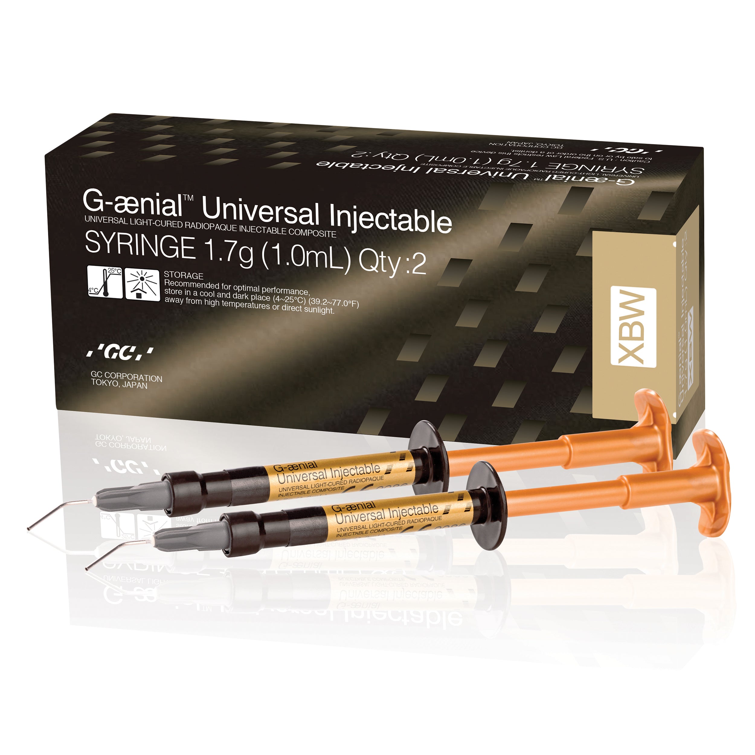 G-aenial Universal Injectable, Syringe, 1.7 g, BW, 2/Pk