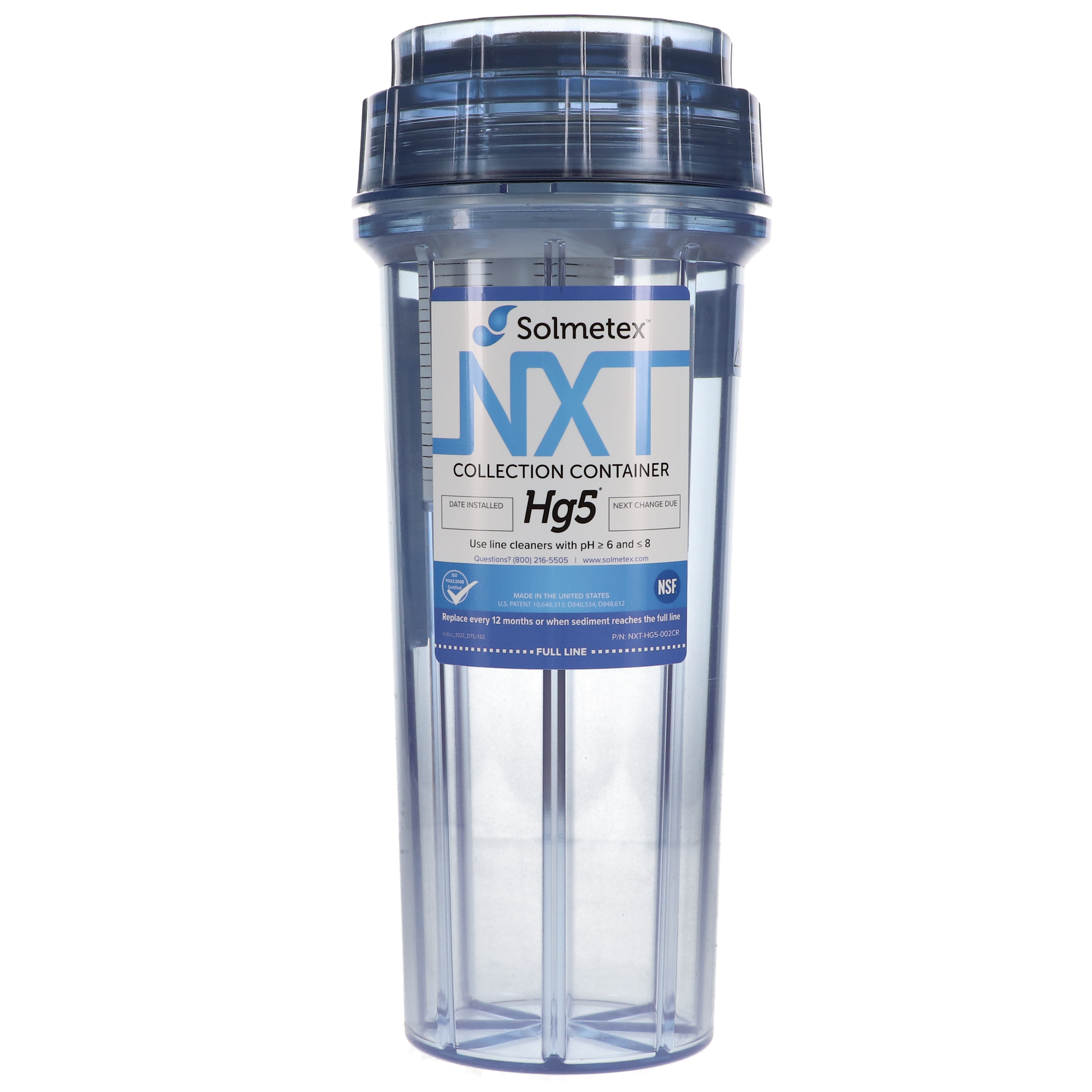 NXT Hg5 Collection Container, with Recycle Kit, NXT-HG5-002CR