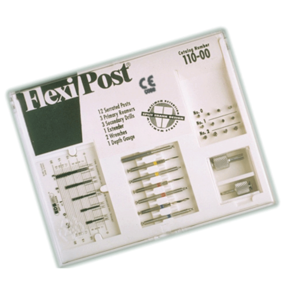 Flexi-Post Fiber Posts, Refill, # 0, Yellow, 10/Pk