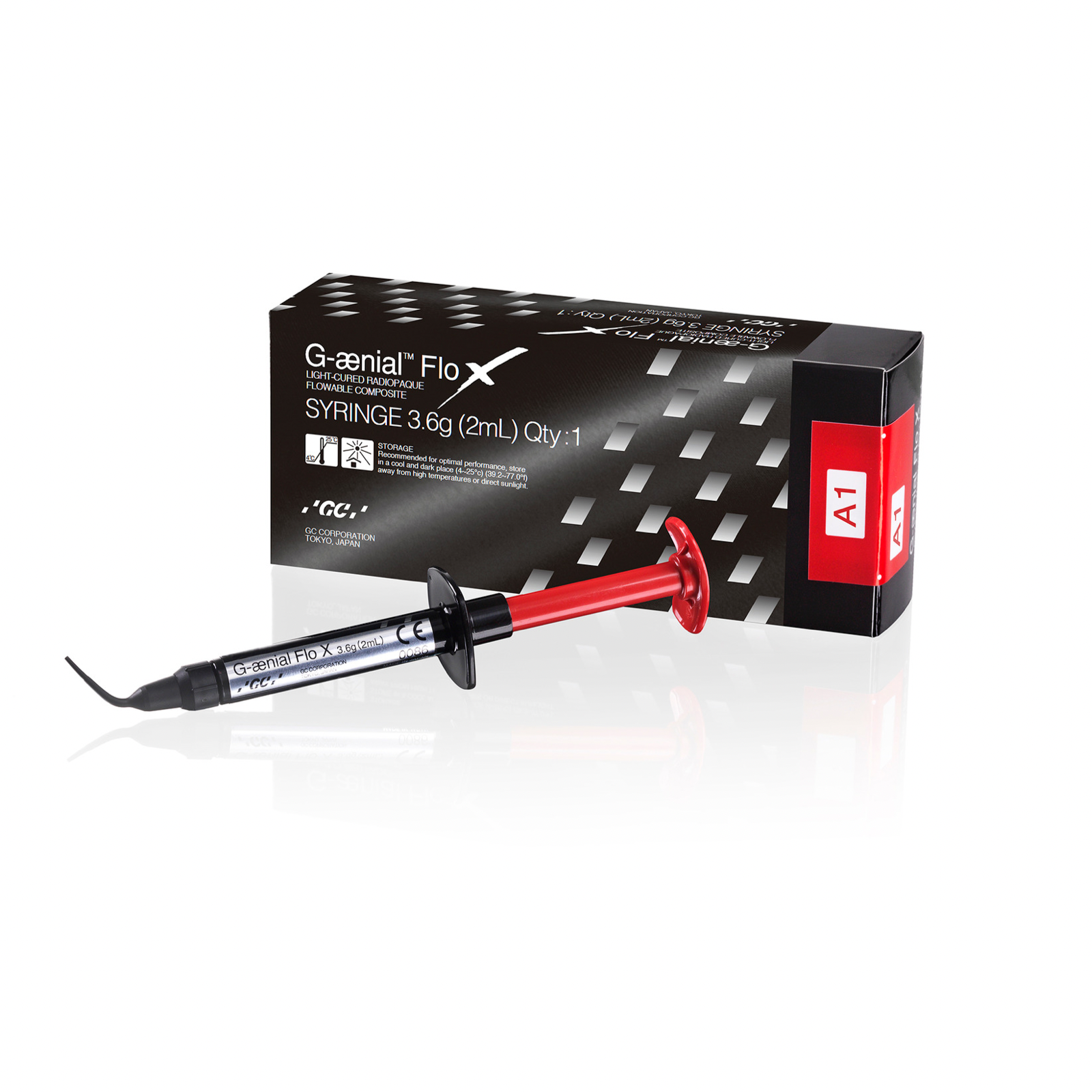 G-aenial Flo X Composite, Light-Cure, Low Viscosity, Syringe Refill, 3.6 g, A1, 1/Pk