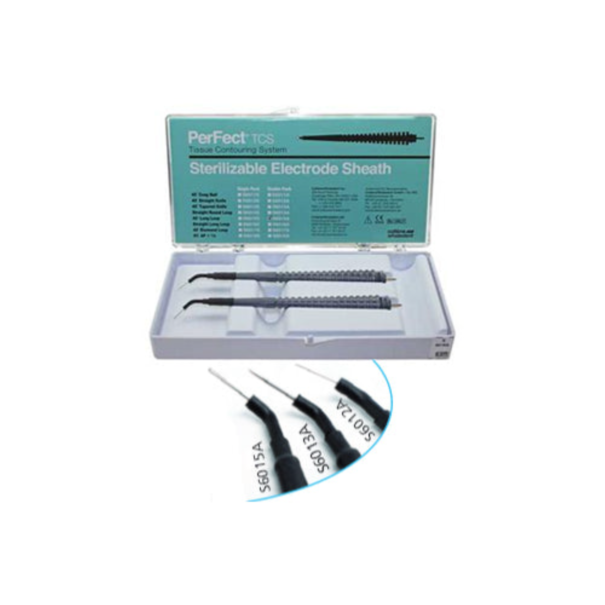 PerFect TCS, 45?, Straight Knife, Electrode Sheath, 2/Pk, S6012A