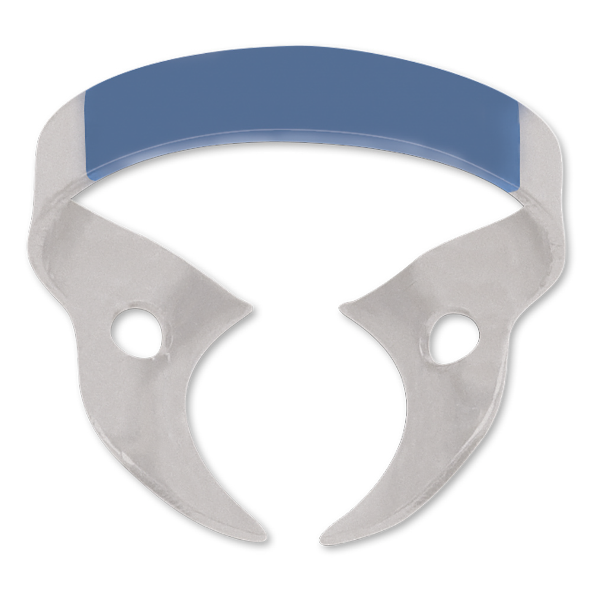 Hygenic Fiesta Color-Coded Wingless Clamp, Matte Finish, # 14A, Dark Blue, 1/Pk, H02802