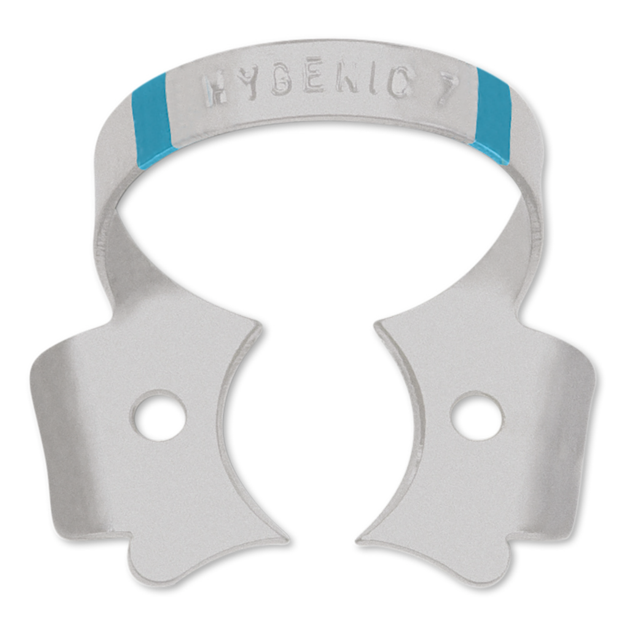 Hygenic Fiesta Color-Coded Winged Clamp, Matte Finish, # 14A, Light Blue, 1/Pk, H09960