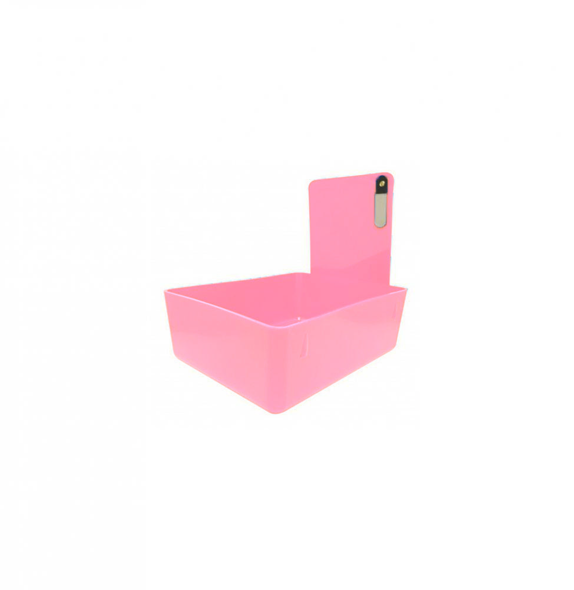 Lab Work Pans with Metal Clip, Medium, Pink, 12/Pk, 7000370