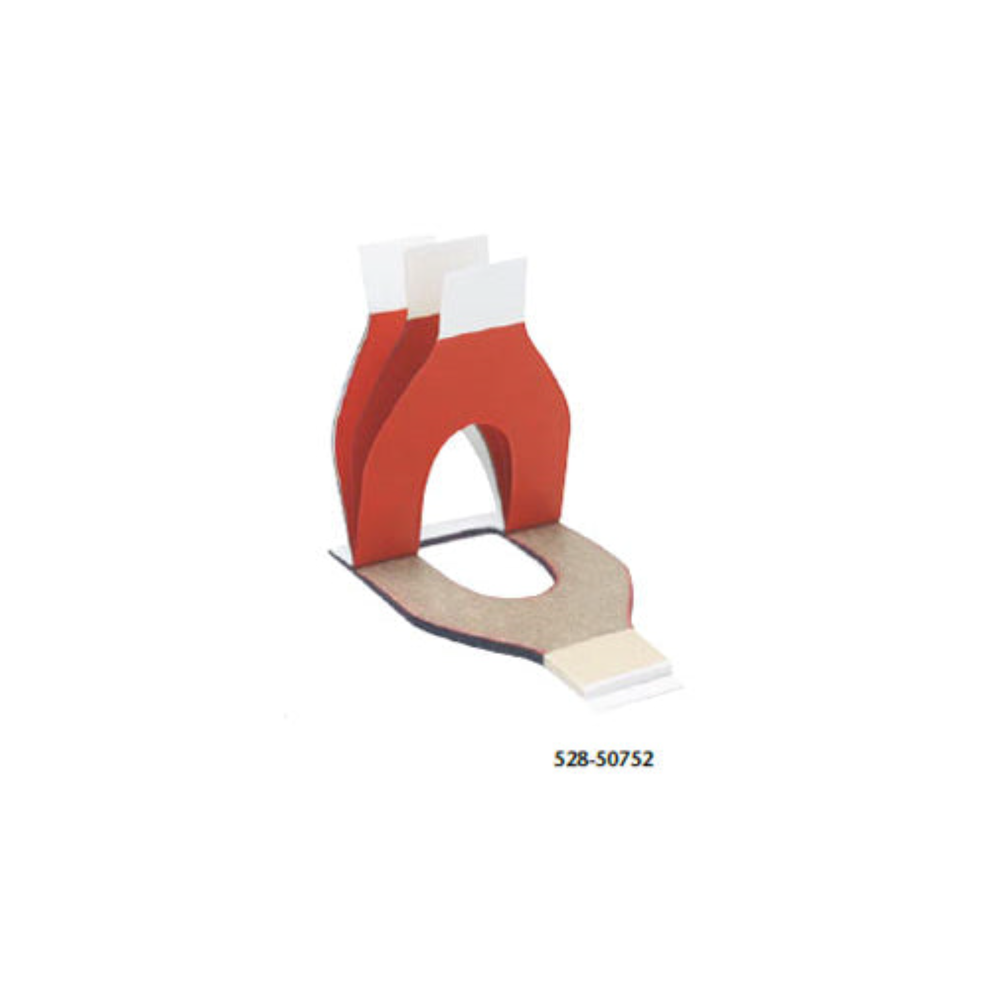 Articulating Paper, Horseshoe, Thin, Red/Blue, 1/Pk, 528-50752 (Discontinued)