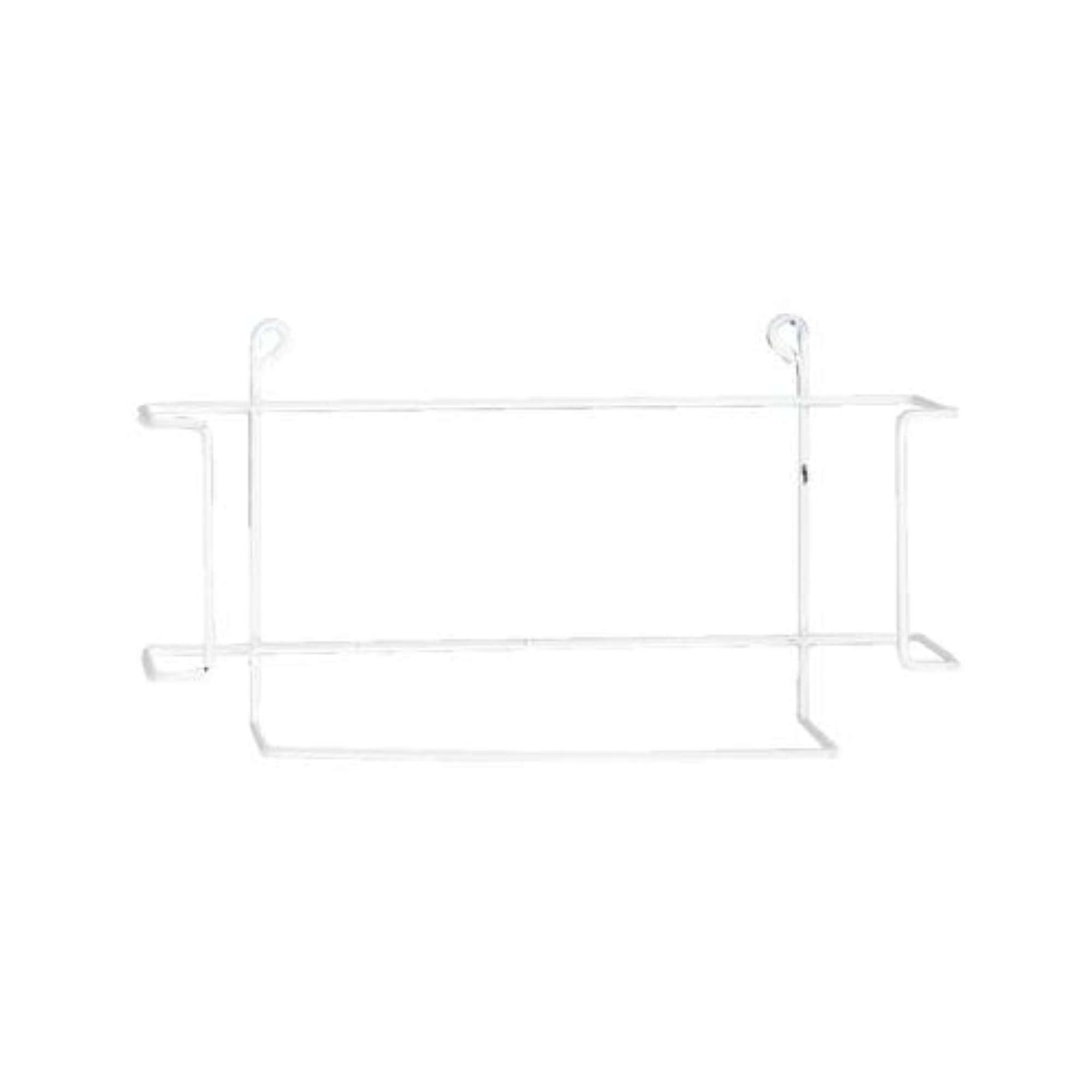 Hold-It Tissue Box Holder, Rectangular/Professional Size, White, 1/Pk