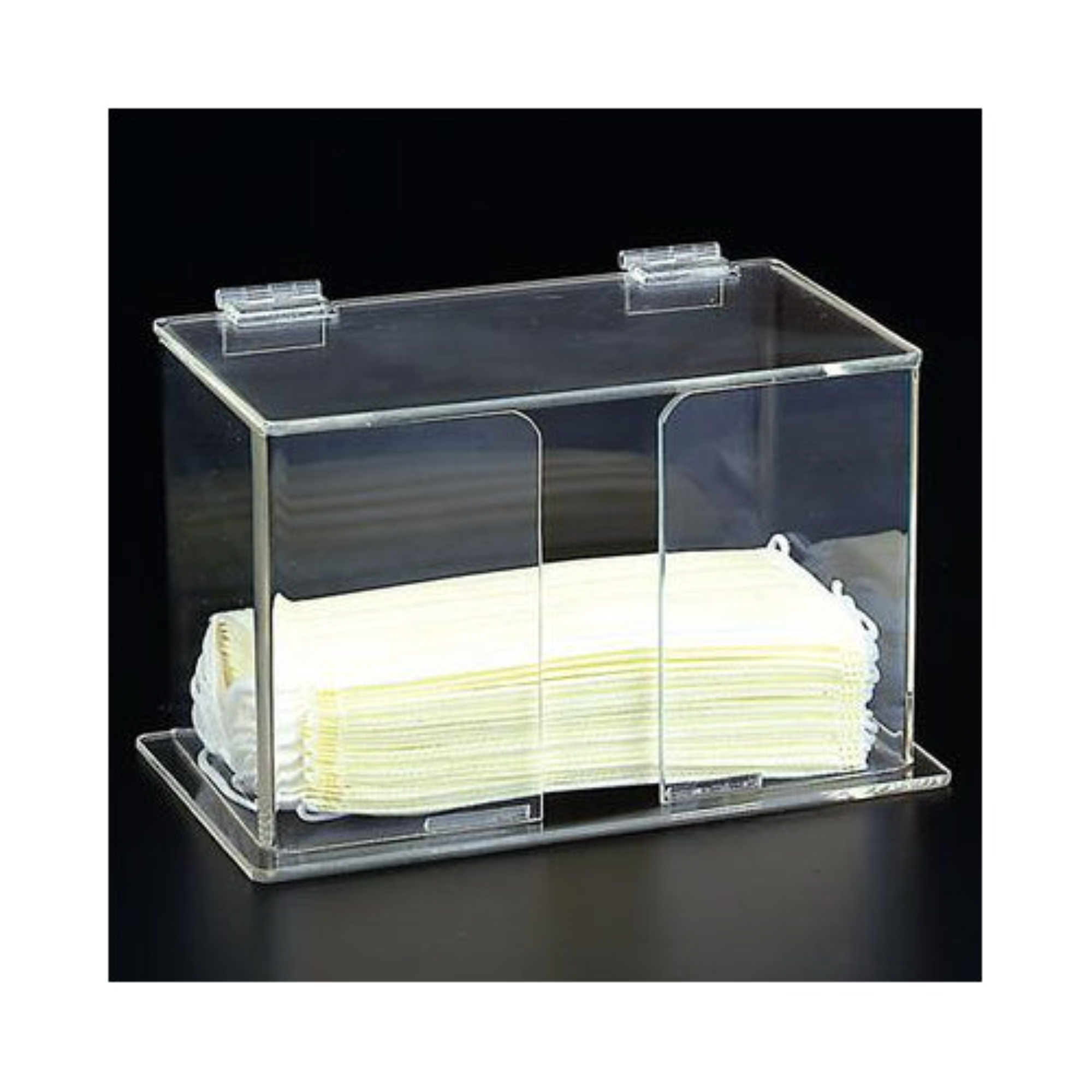 Earloop Face Mask Organizer, Acrylic, 8 1/2