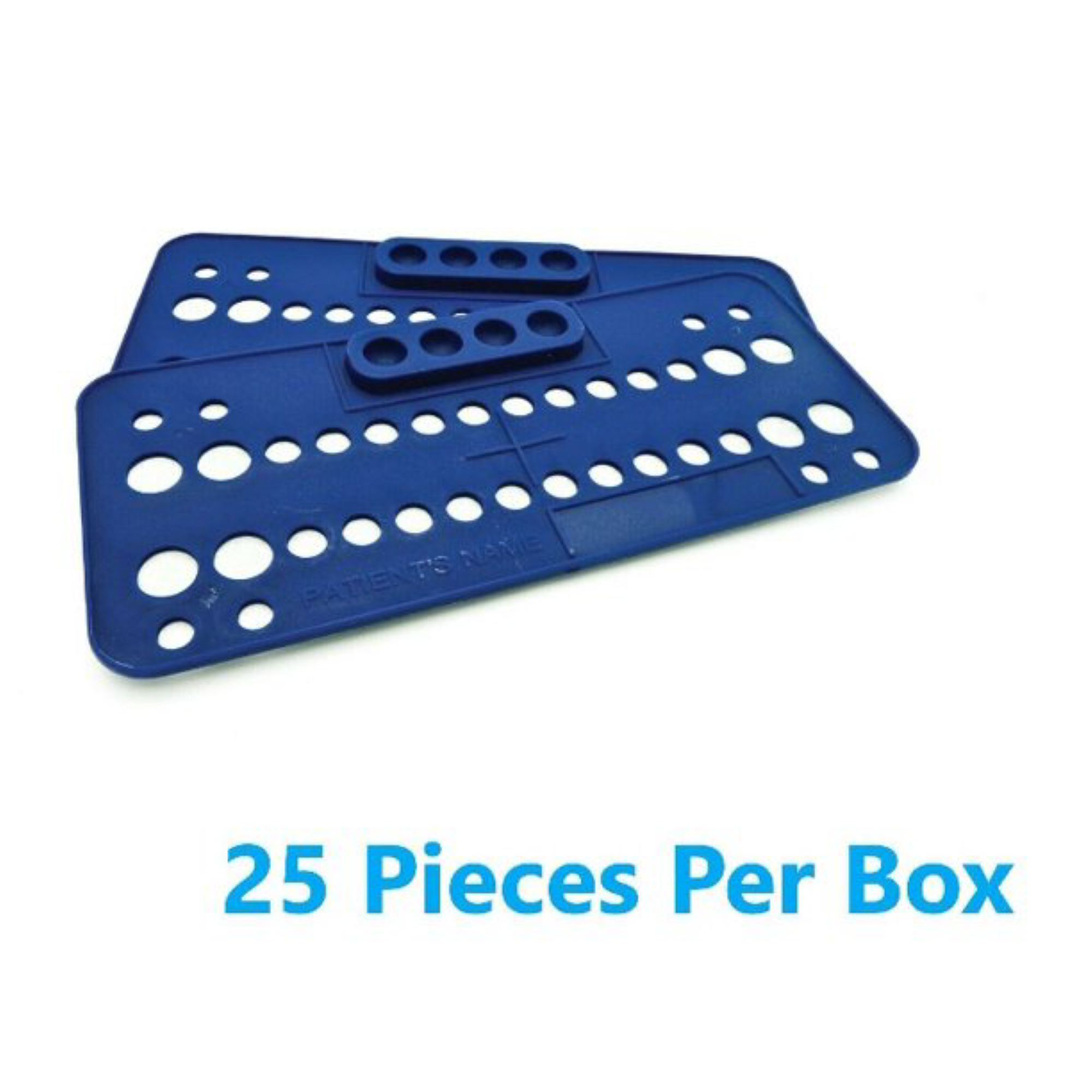 Plasdent - Ortho Bracket Trays Blue, Disposable, 25Pcs/Box, BT2003-2X