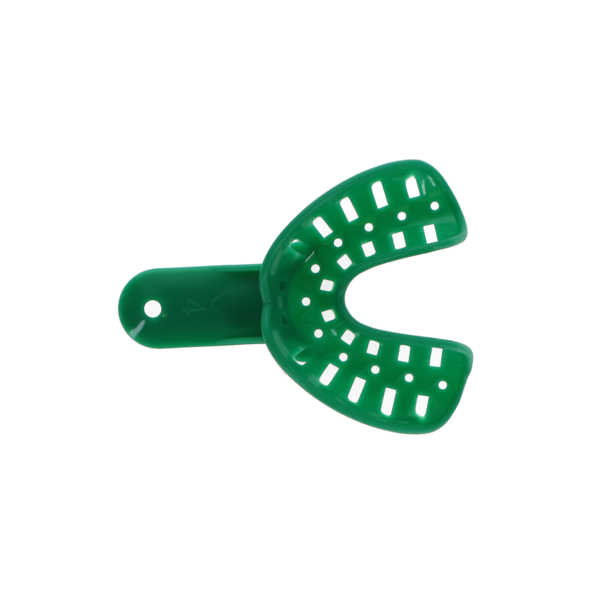 Ortho Impression Trays, Adult, Lower # 4, Small, Green, 25/Pk, ITO-4L