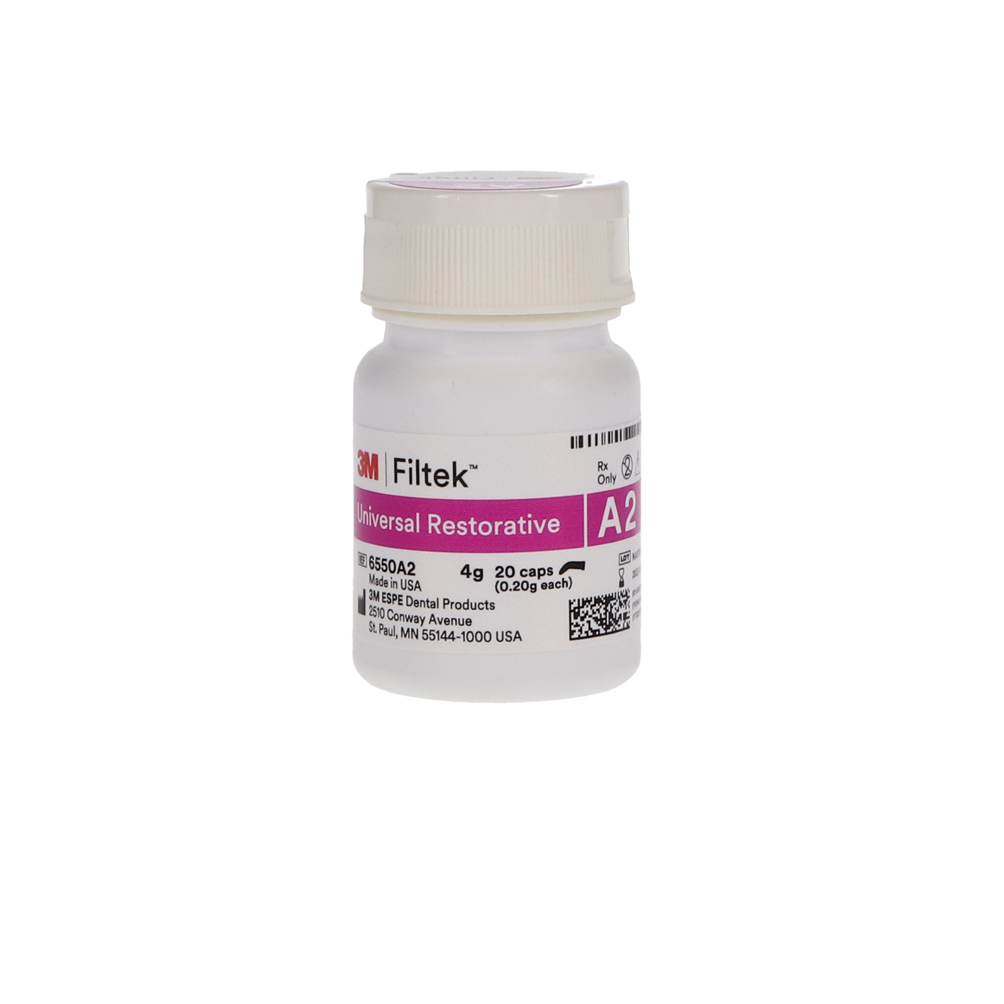 Filtek Universal, Capsule Refill, 0.2 g, A2, 20/Pk, 6550A2