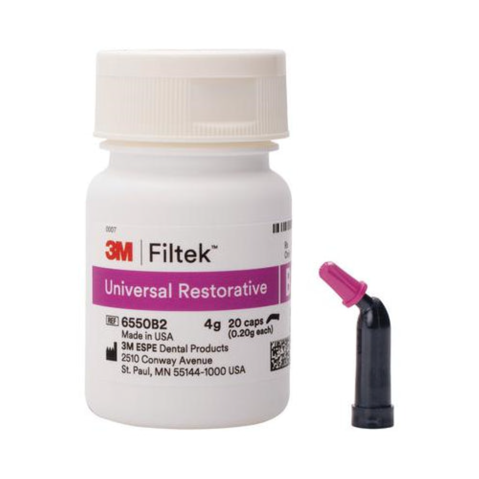 Filtek Universal, Capsule Refill, 0.2 g, B2, 20/Pk, 6550B2