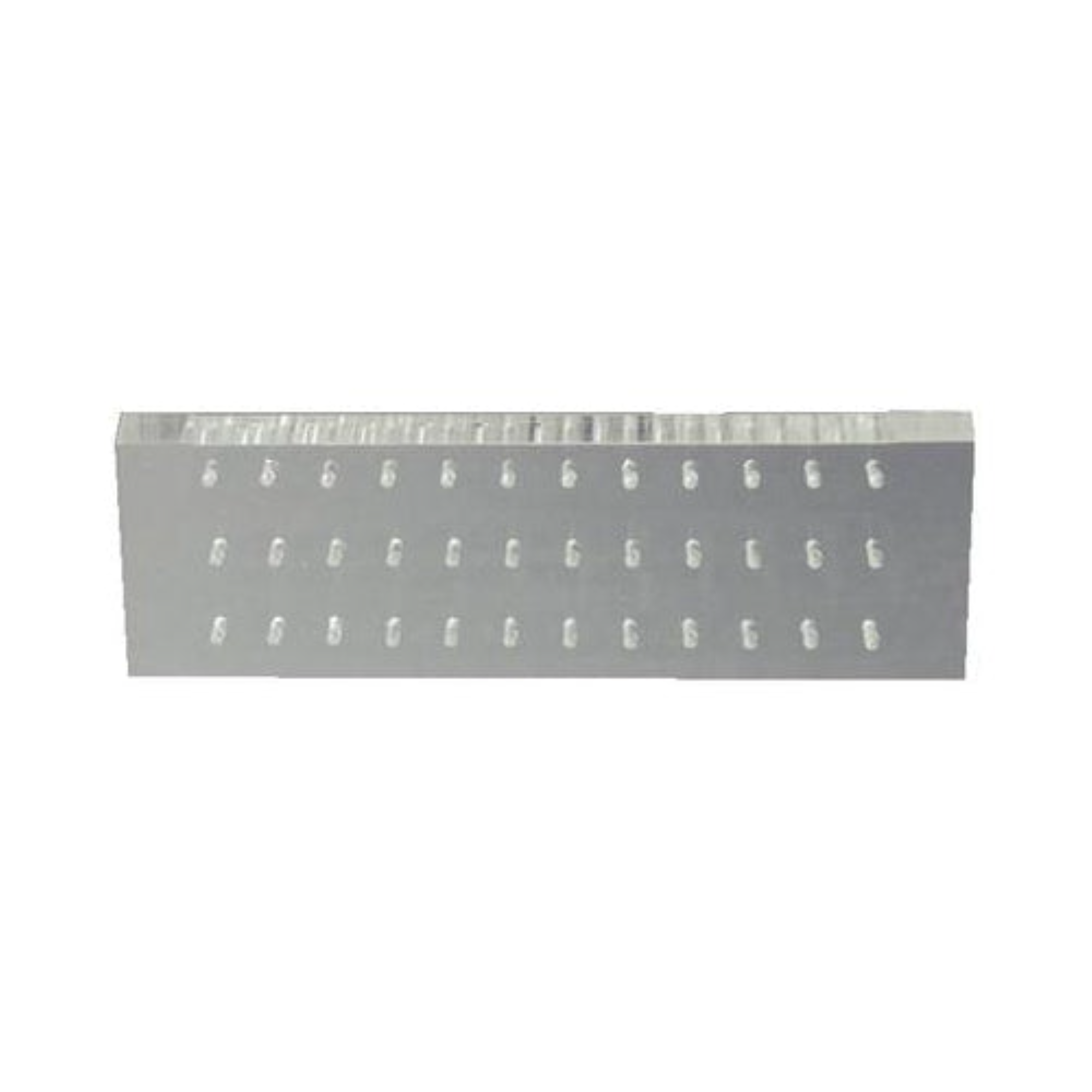 36-Hole Latch-Type Bur Block, Clear Plexiglass, Non-autoclavable, 5