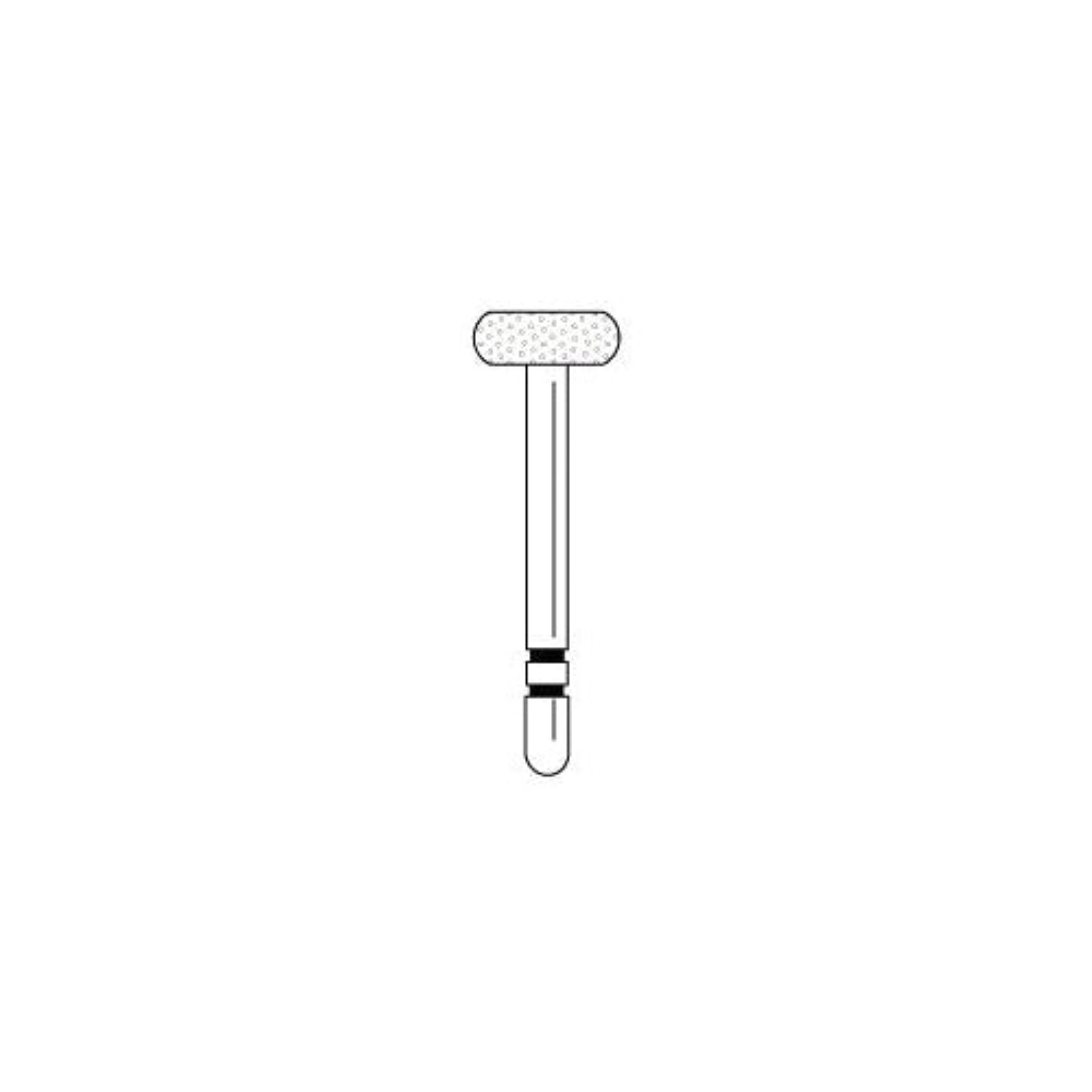 Two Striper Diamond Burs, FG, Wheel, # 866, 5.7 mm, Coarse, Green, 5/Pk, 866C