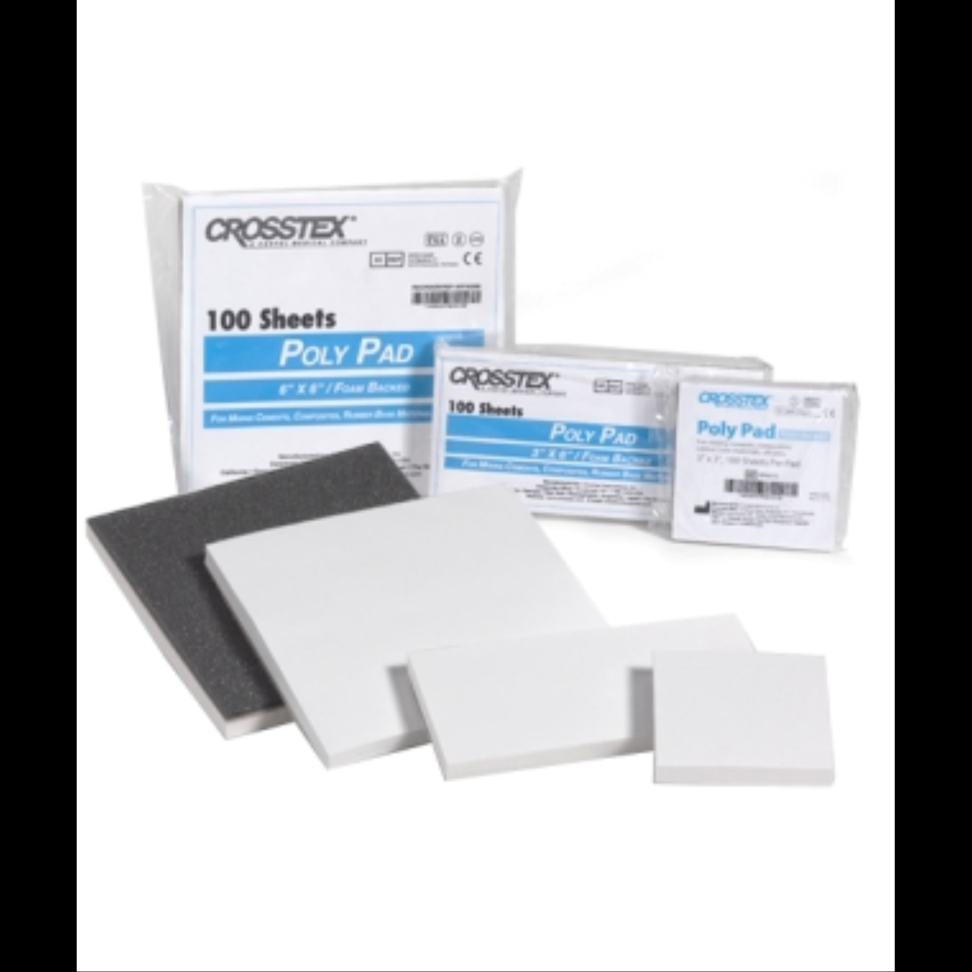 Crosstex Poly-Coated Mixing Pads, 3