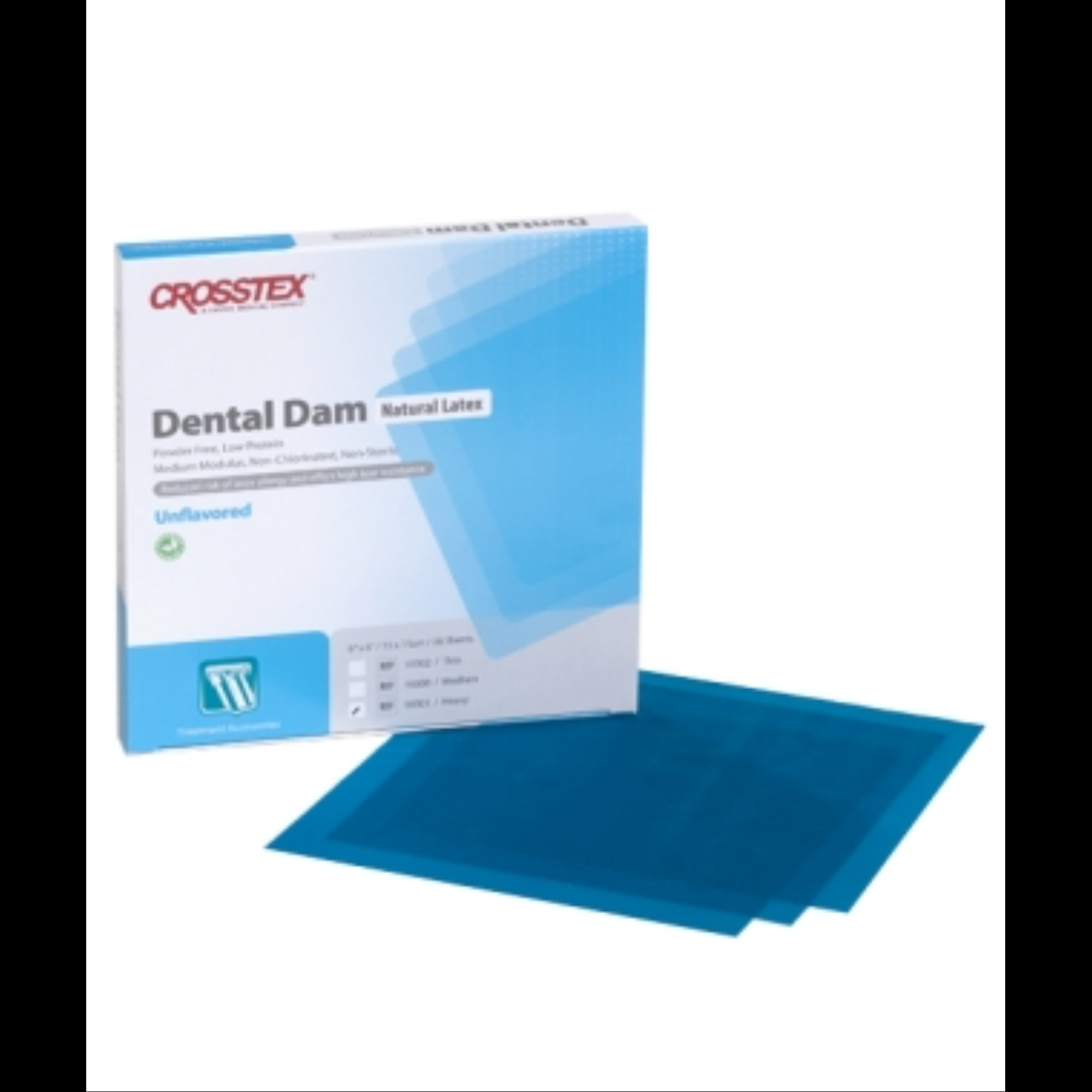 Rubber Dams, Latex, 5 x 5