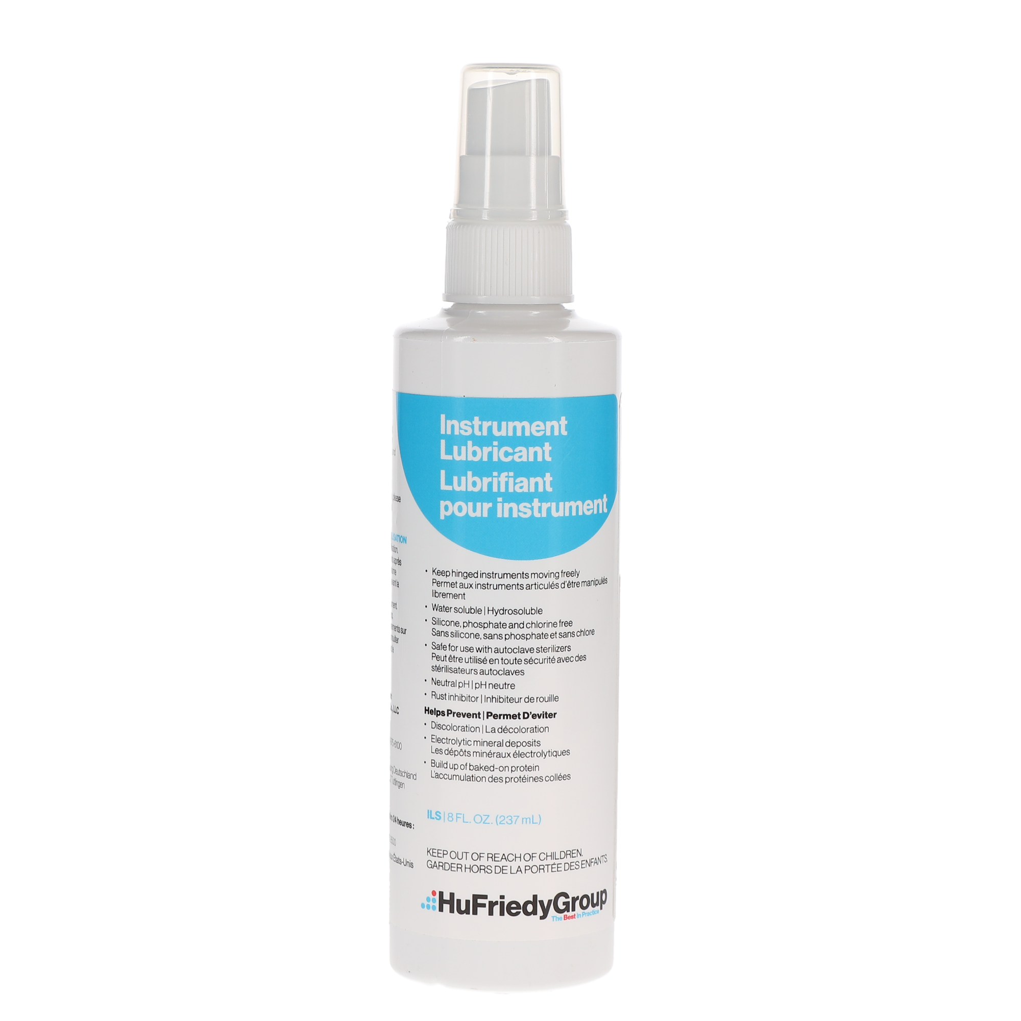 Instrument Lubricant, Pump Spray Bottle, 8 oz, 1/Pk, ILS