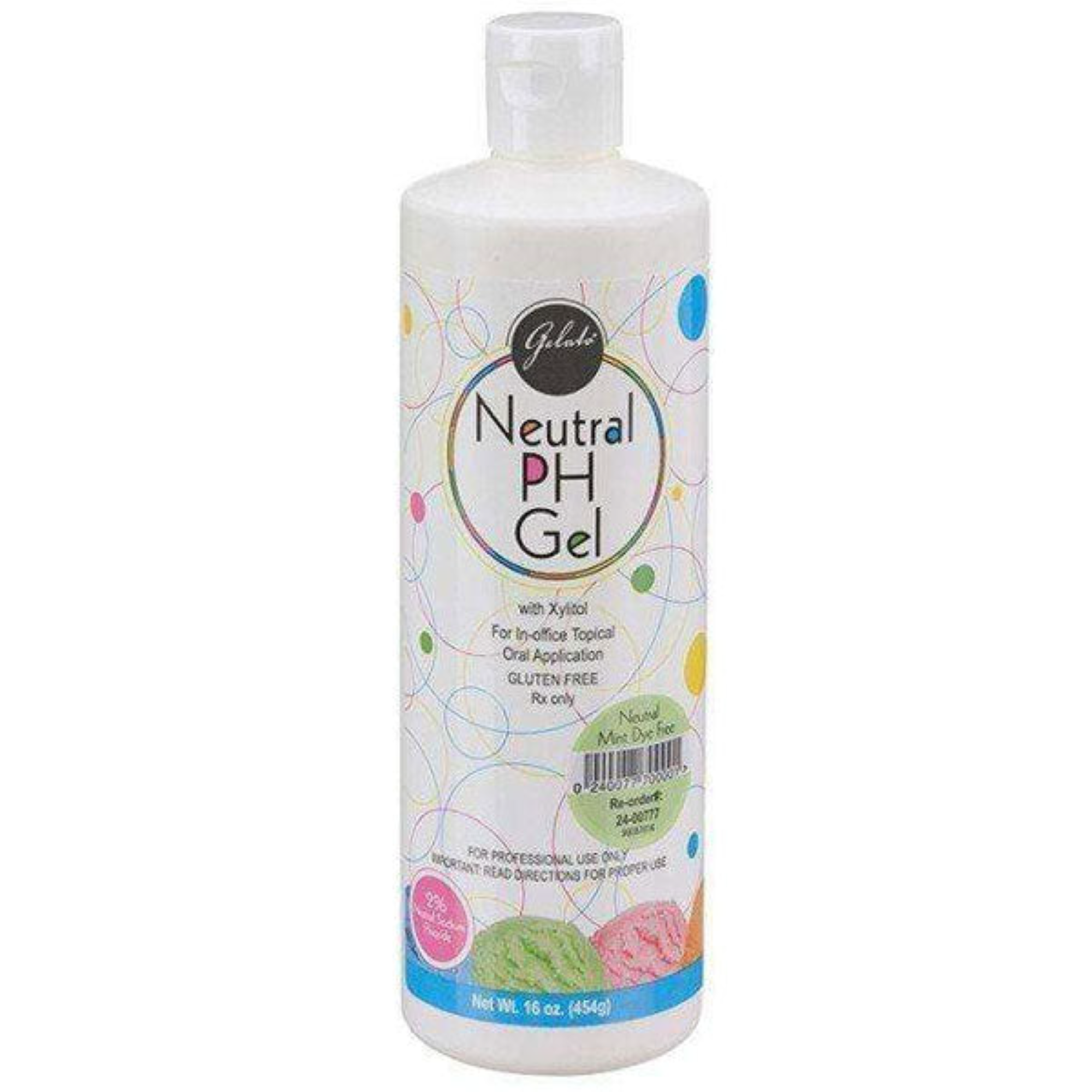 Keystone - Gelato Neutral pH Fluoride Gel, Mint flavored, 2% Sodium Fluoride Neutral pH