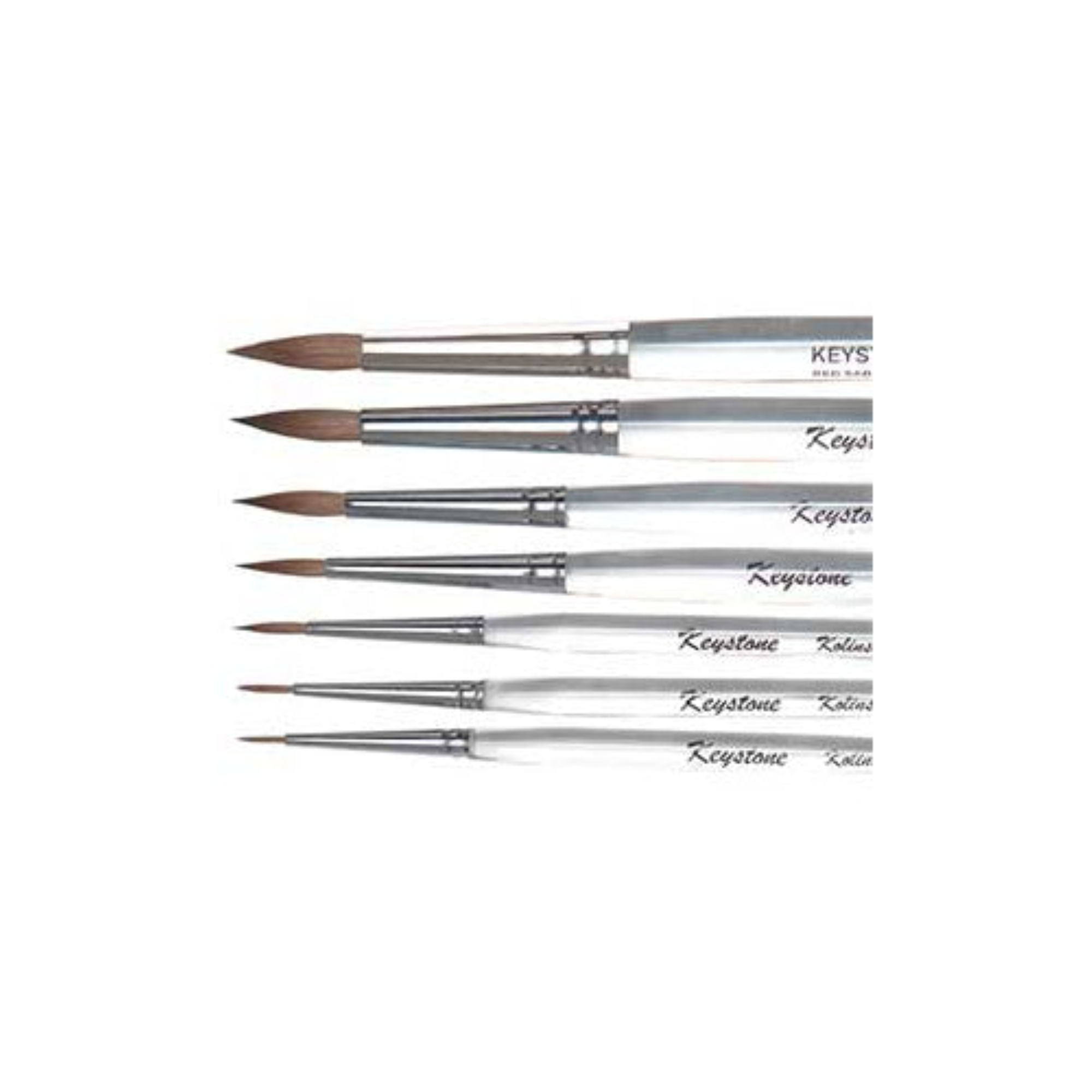 Keystone - Kolinsky Ceramist Brush, #4, Made with all natural high quality