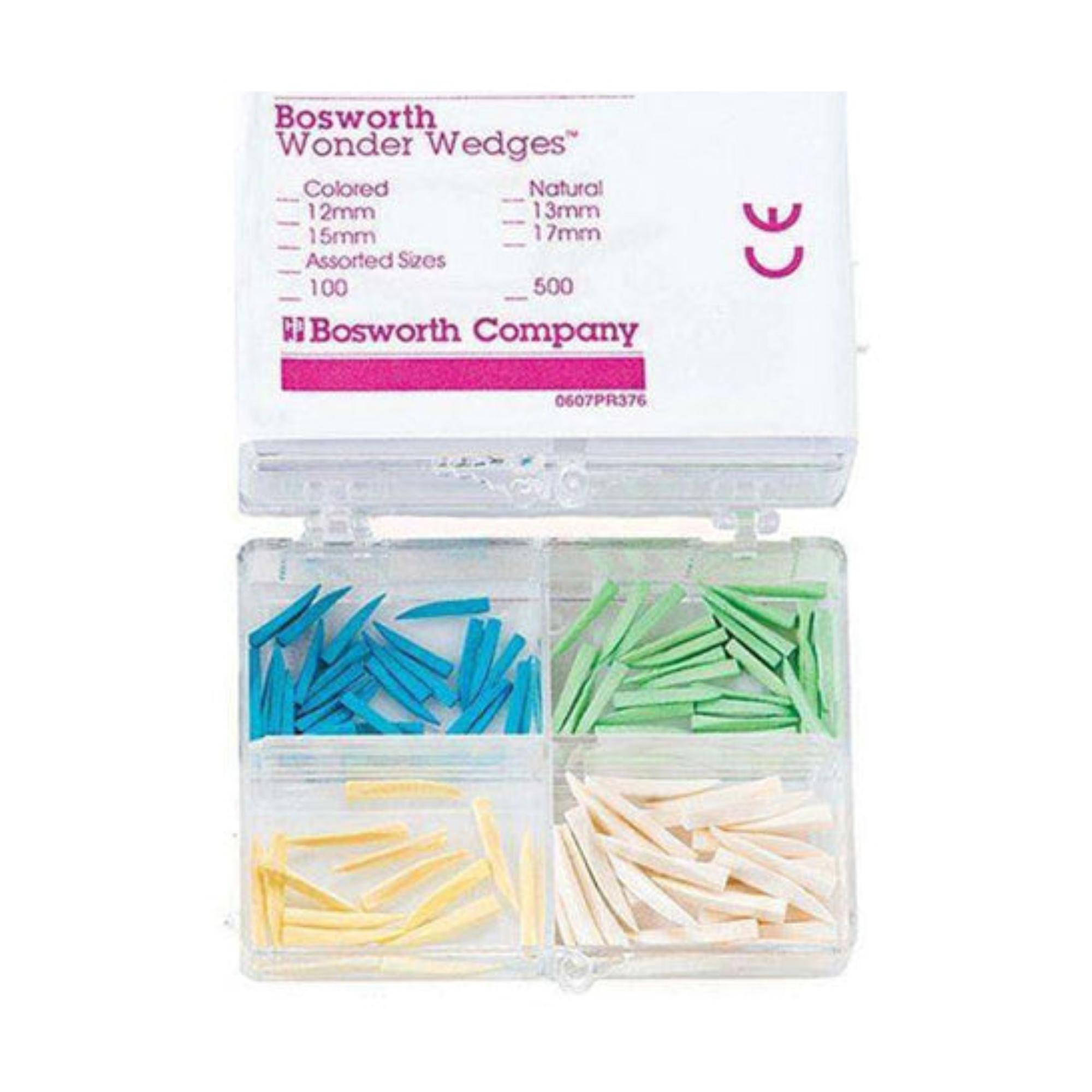 Keystone - Wonder Wedges 15mm Large, Natural. Interproximal Wooden Wedges, Anatomically, 0921419