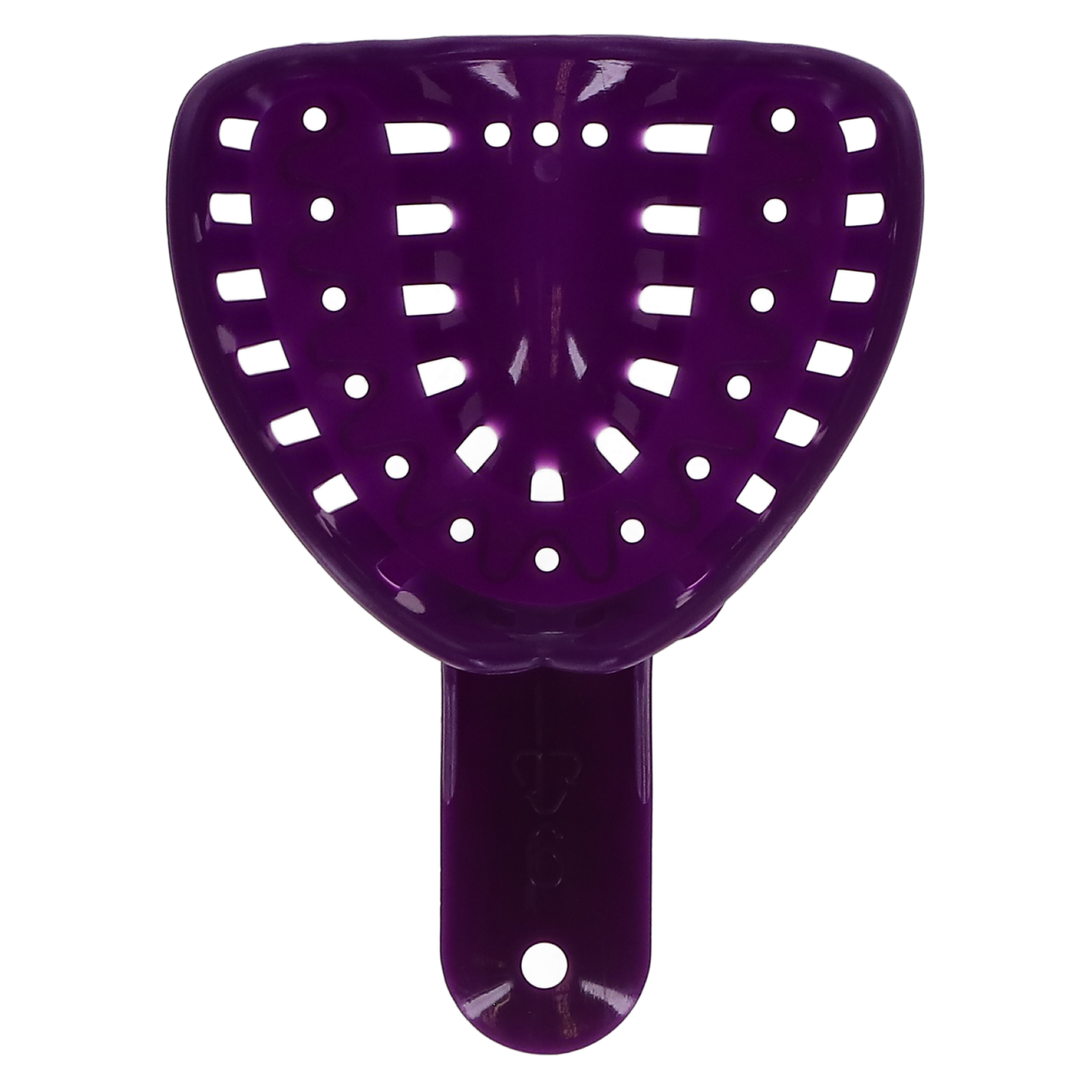 Excellent Colors Ortho Impression Trays - Perforated, # 6 Large Upper, Adult, Purple, 25/Pk, ITO-6U