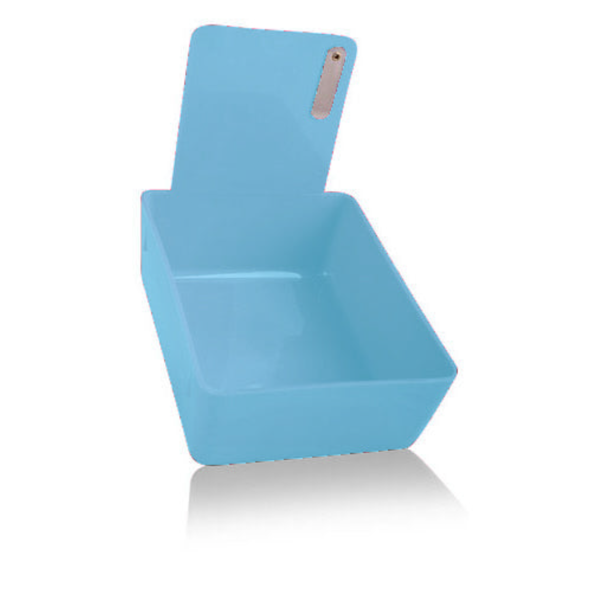 Plastic Lab Pan with Metal Clip, Blue, 1/Pk, 207MLP-2