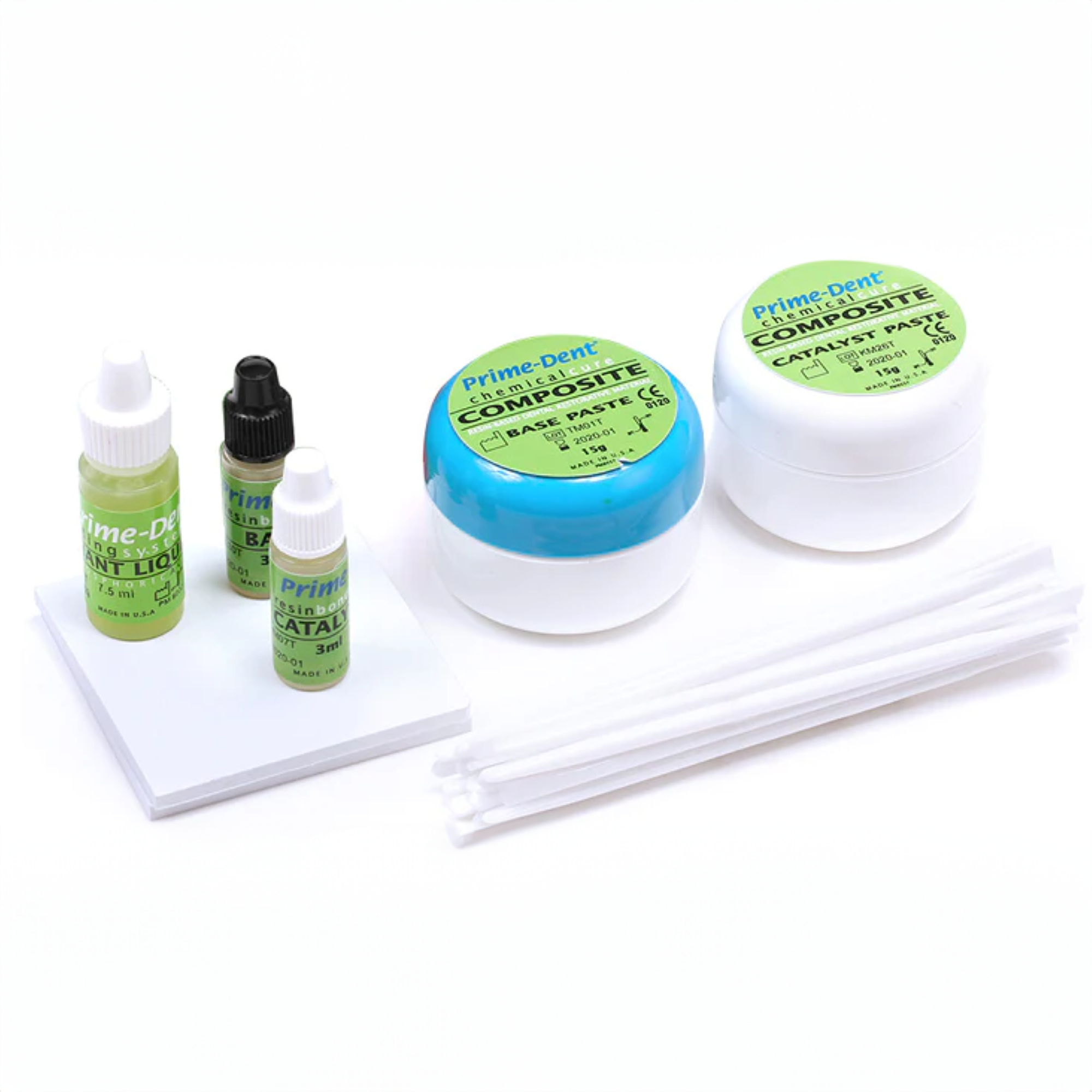 Chemical Cure Hybrid Composite, 15/15 g Kit with Bonding, Universal Viscosity, Universal Shade, 1/Pk, 002-012