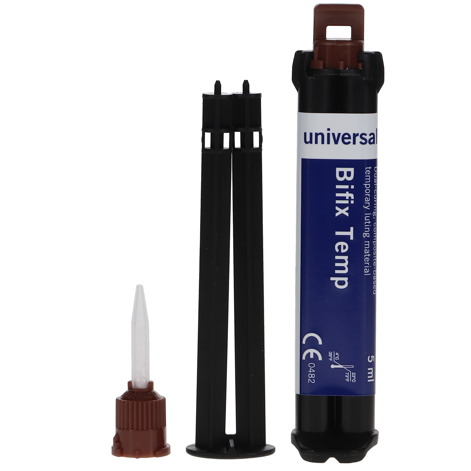 Bifix Temp Temporary Cement, Fast Set, QuickMix Syringe, 5 ml, Universal, 1055