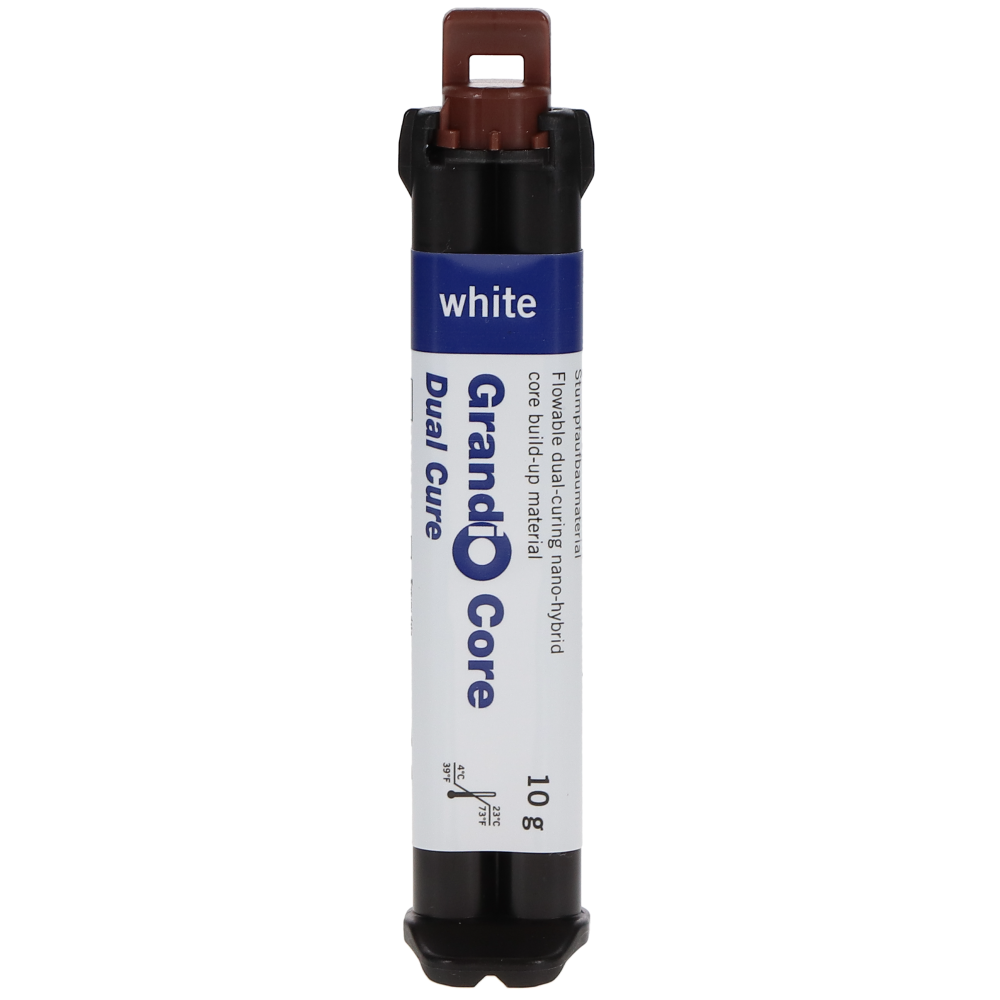 Grandio Core Flowable Nano-Hybrid Build-Up Material, Dual-Cure, QuickMix Syringe Kit, 10 g, White, 1/Pk, 1912