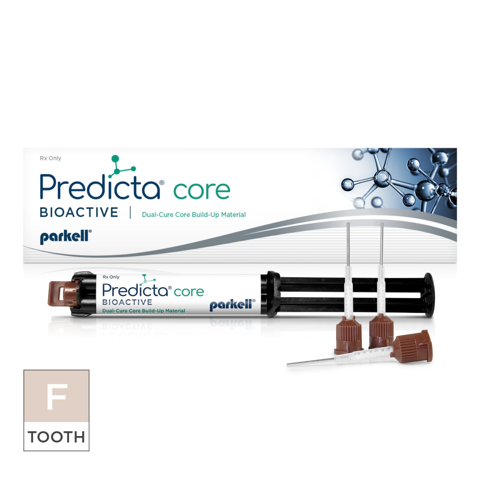 Predicta Bioactive Dual-Cure Core Build-Up Material, Flowable Syringe Refill, 5 ml, Tooth Shade, 1/Pk, S601