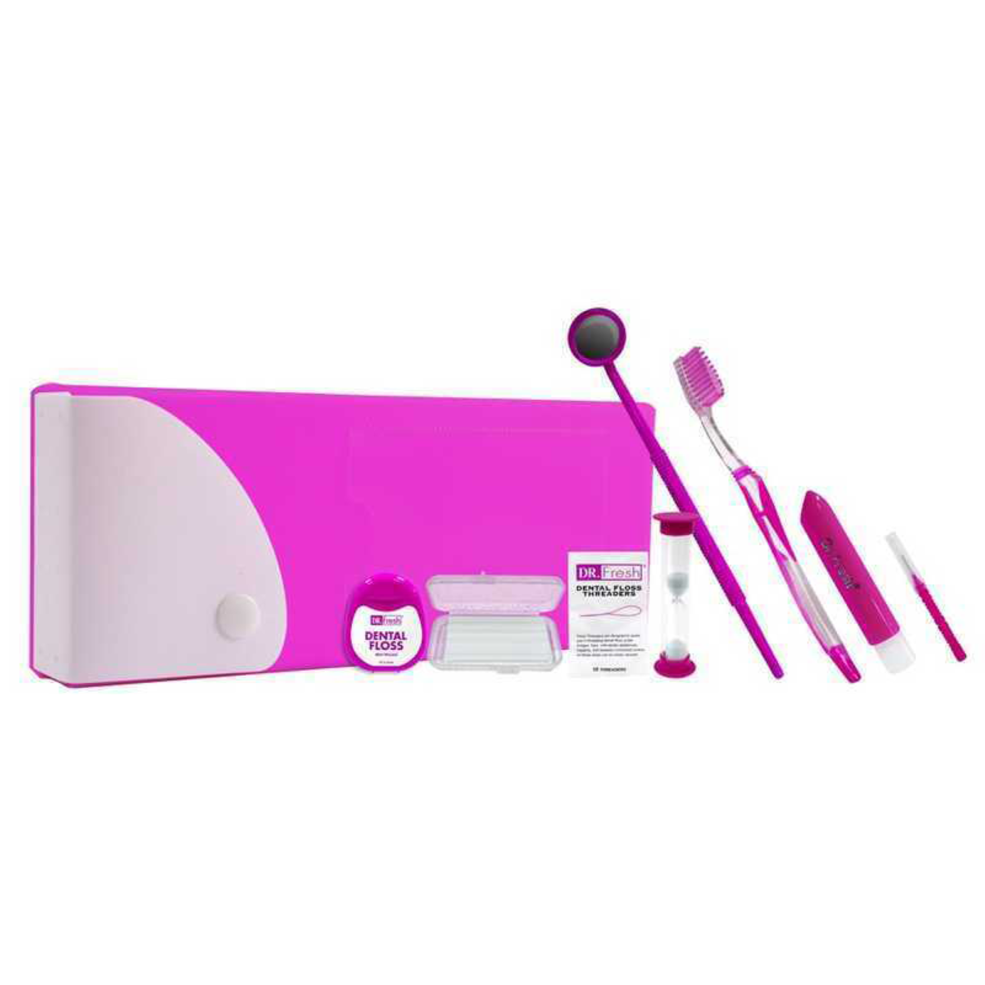 Dr. Fresh Ortho Kit Pencil Box 12/Pk. Kit includes a V-Trim toothbrush, travel, 530310-12