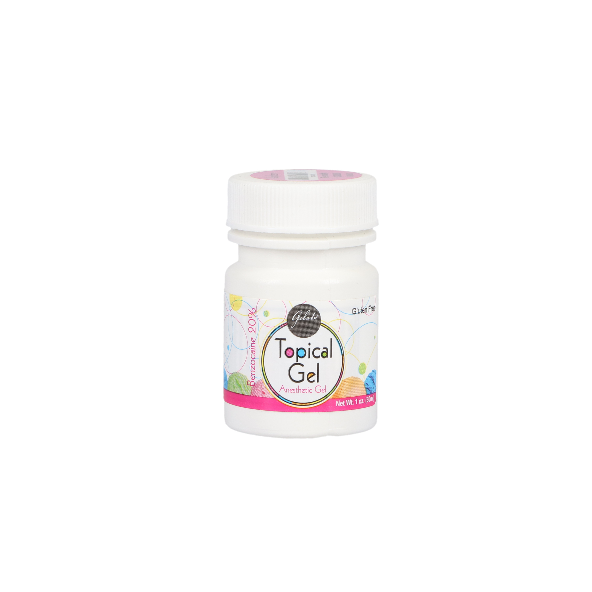 Gelato Topical Anesthetic Gel, 1 oz/Bt, Raspberry, 1/Pk