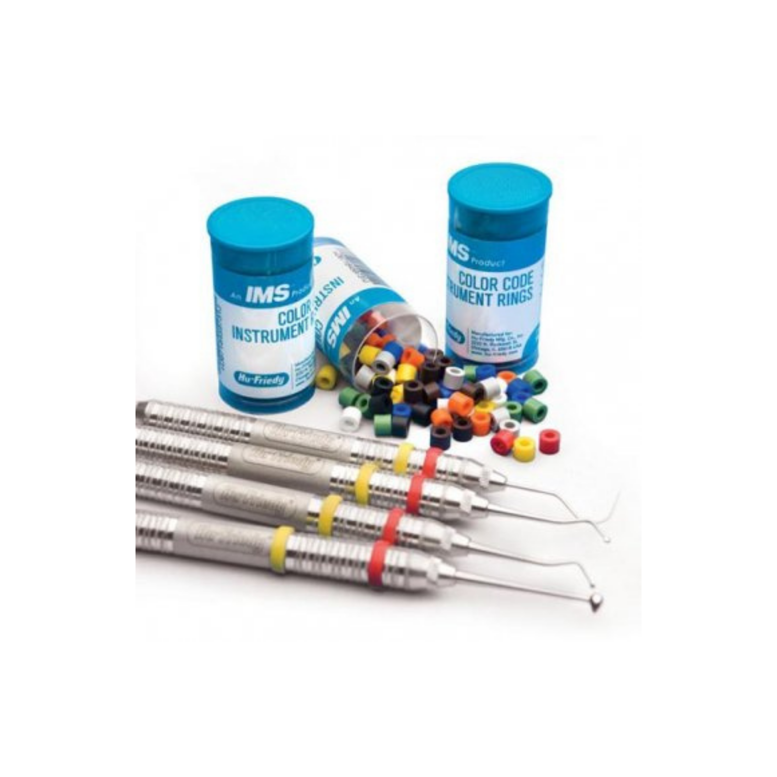 IMS Color Code Instrument Rings, Large, Black, 50/Pk, IMS-1289L