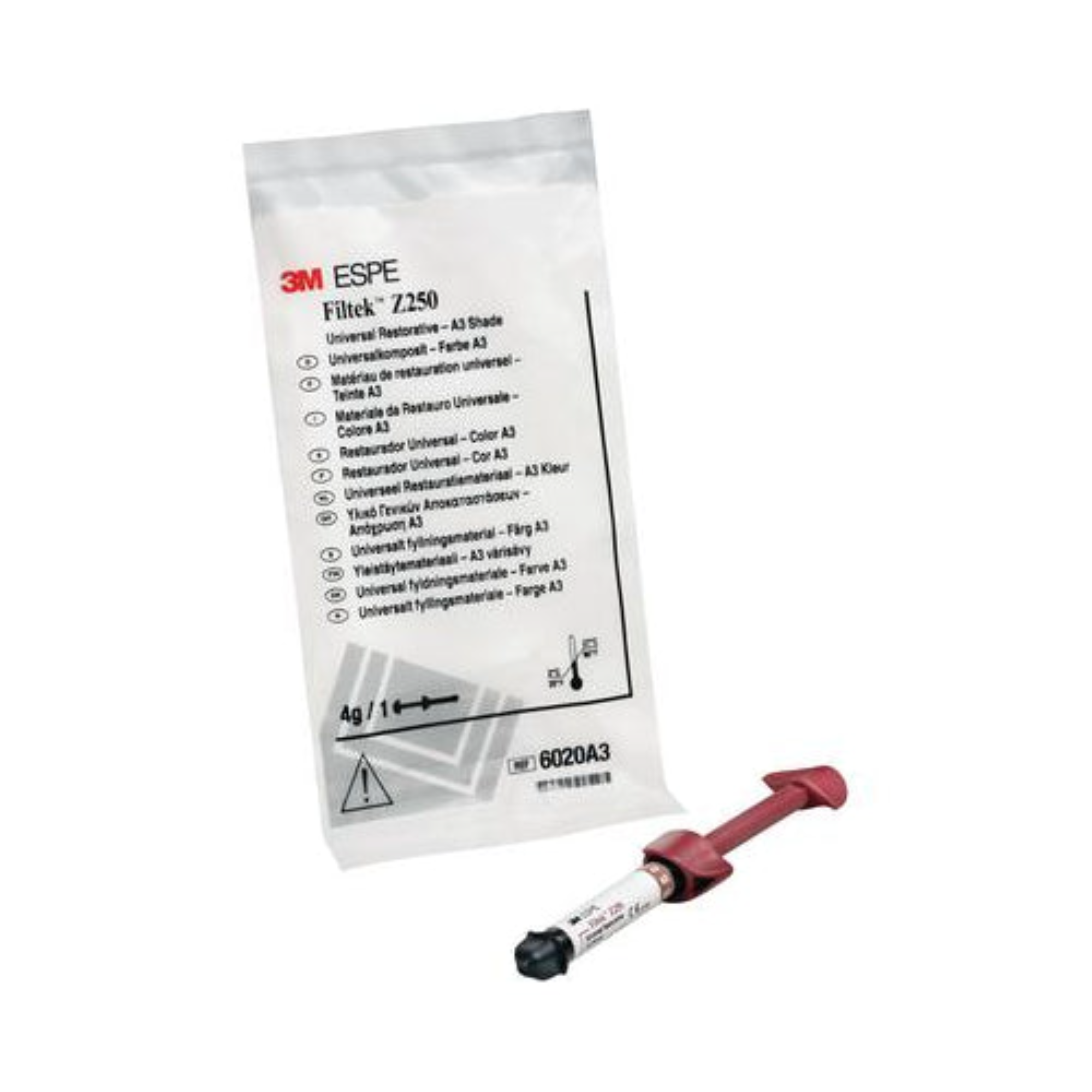 Filtek Z250 Universal Composite, Syringe Refill, 4 g, Universal Dentin, 1/Pk