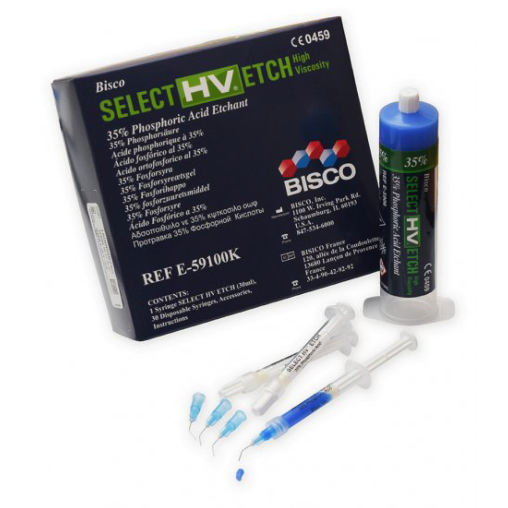 Bisco Select HV Etch Standard Kit W/out BAC, E-59100K