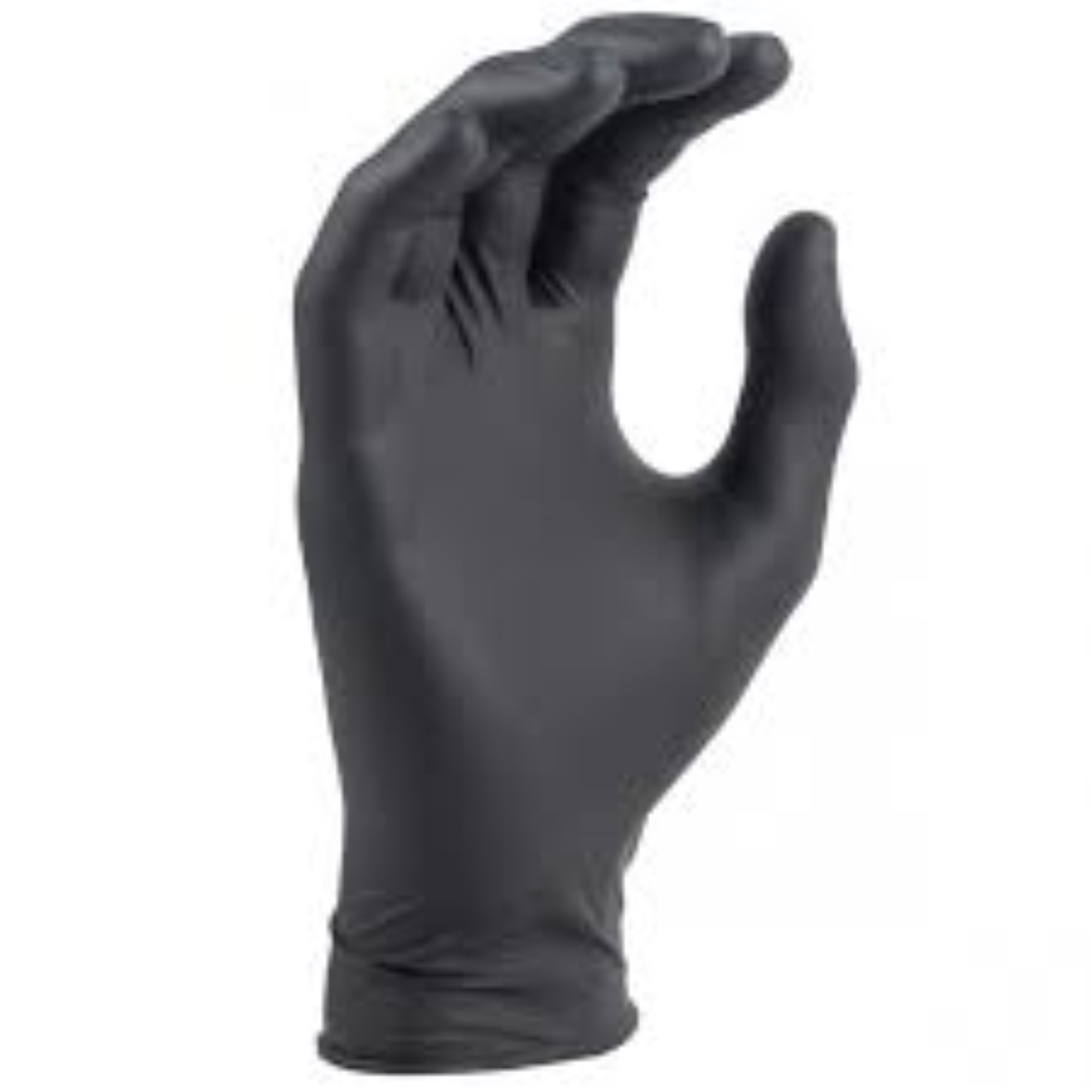 Carbon Air Nitrile Examination Gloves, Powder Free, Non-Sterile, Smalll, Black, 300/Bx, CR3266