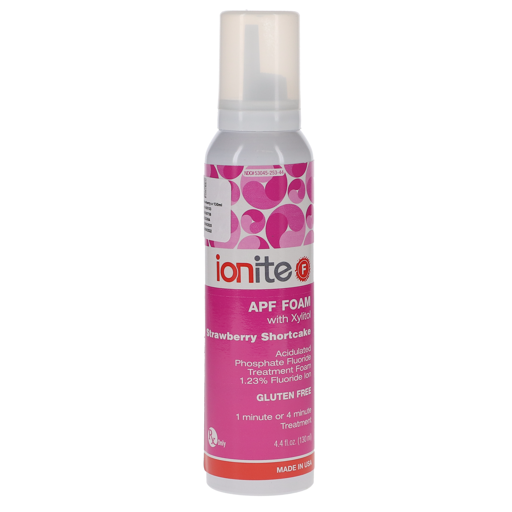 Ionite-F, 1.23% APF Foam Strawberry Shortcake, 130ml, 56-00103