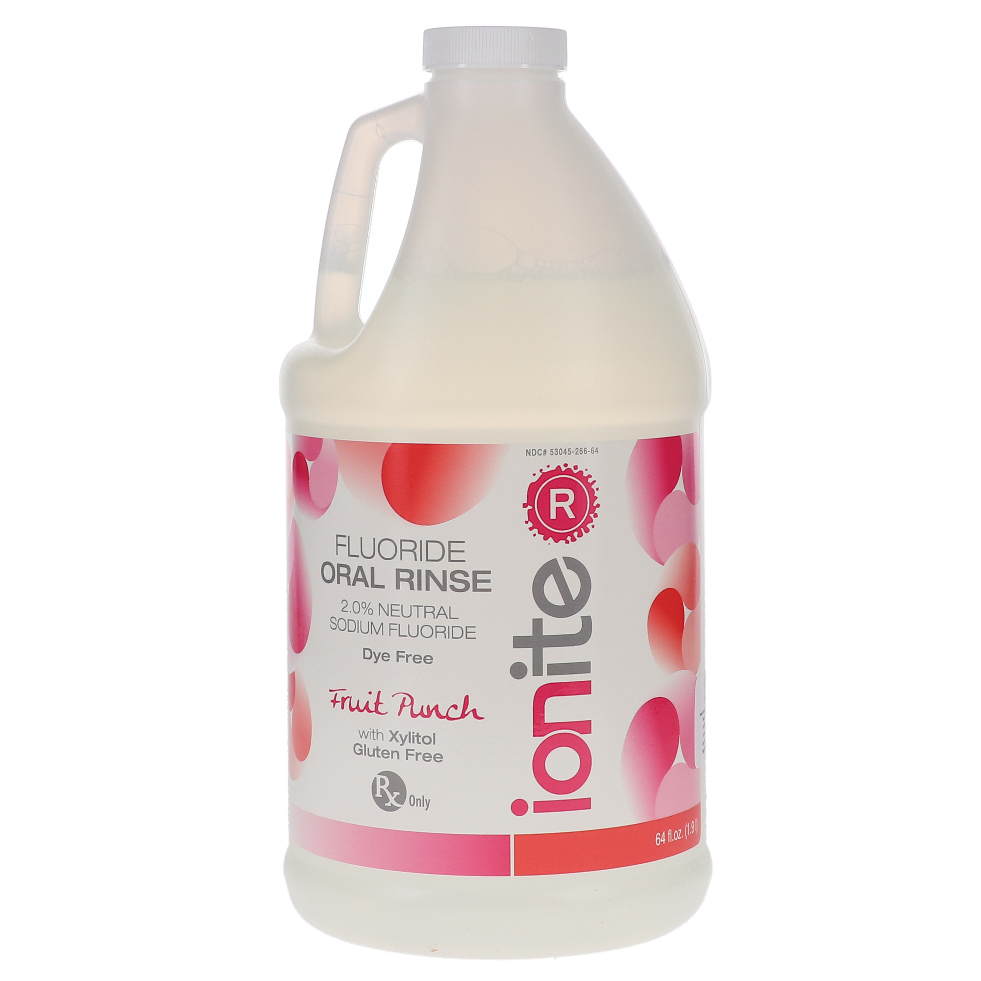 Ionite-R Neutral Sodium Fluoride Rinse, 1.9 L, Fruit Punch, 1/Pk, 56-00121