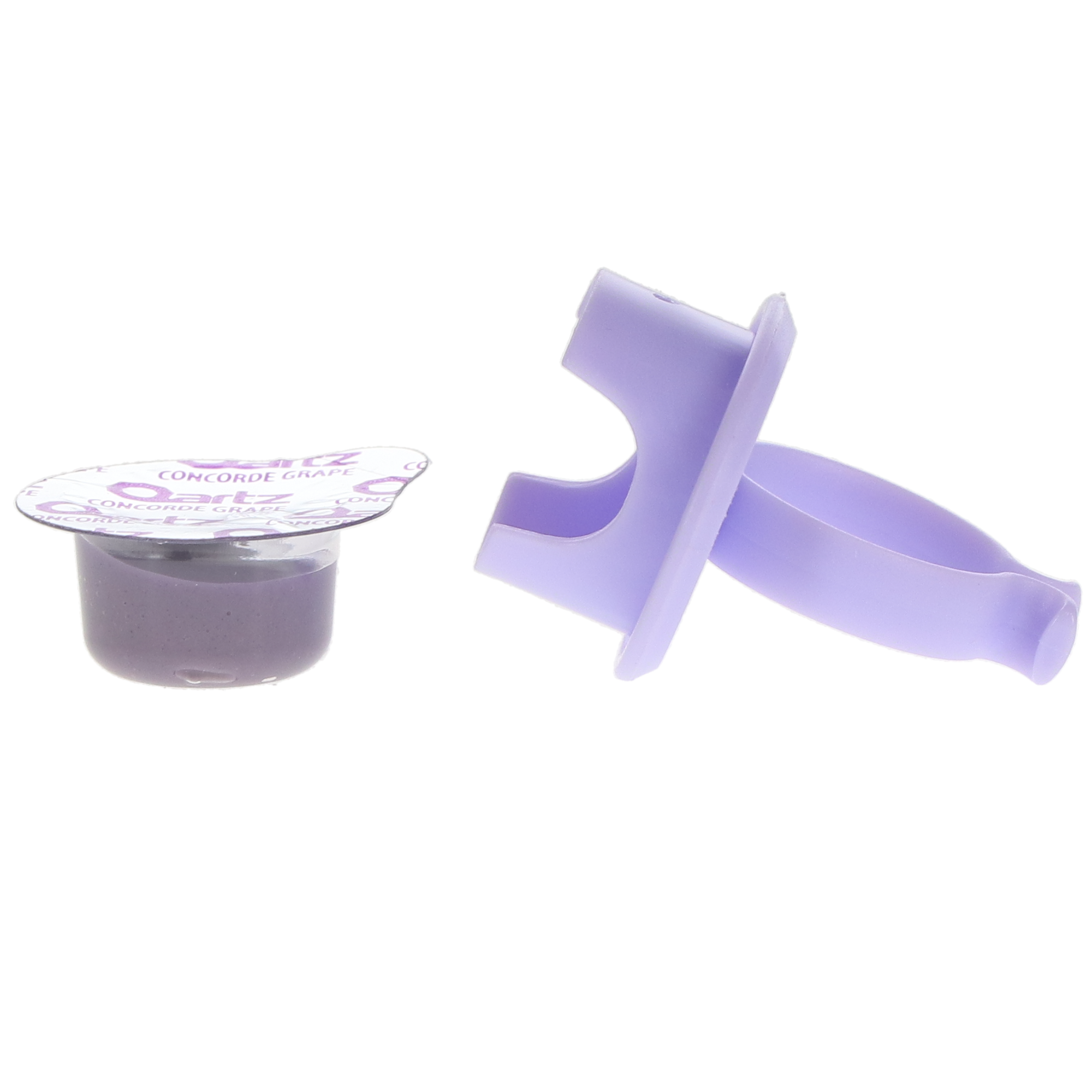 Qartz Prophy Paste Cups, 1.23% Fluoride Ion, Medium, Grape, 200/Box, 58-00206