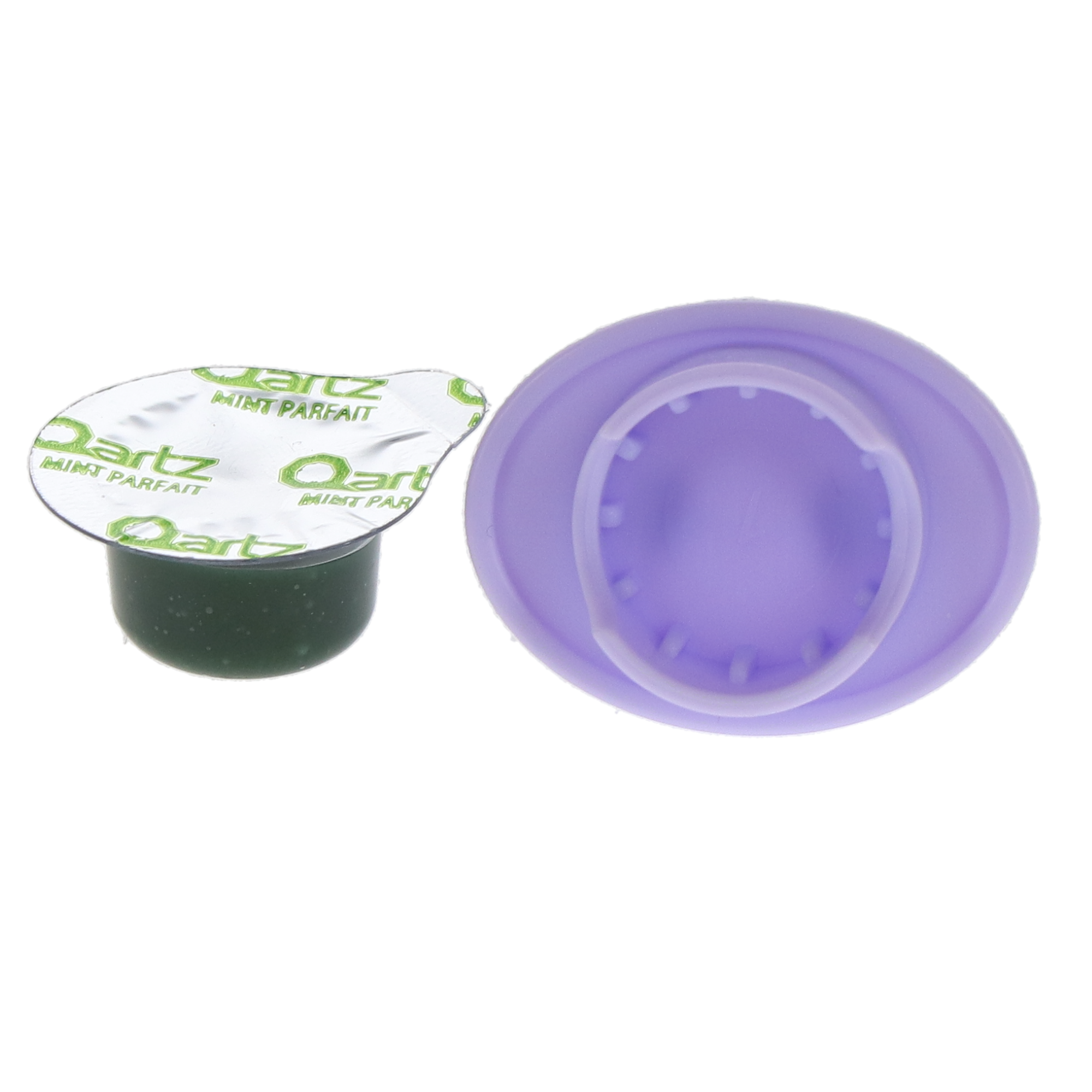 Qartz Prophy Paste Cups, 1.23% Fluoride Ion, Coarse, Mint Parfait, 200/Box, 58-00209