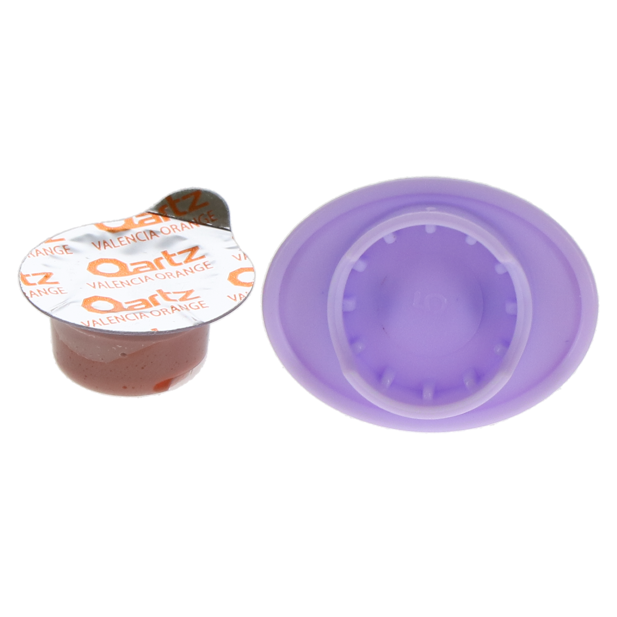 Qartz Prophy Paste Cups, 1.23% Fluoride Ion, Medium, Valencia Orange, 200/Box, 58-00211