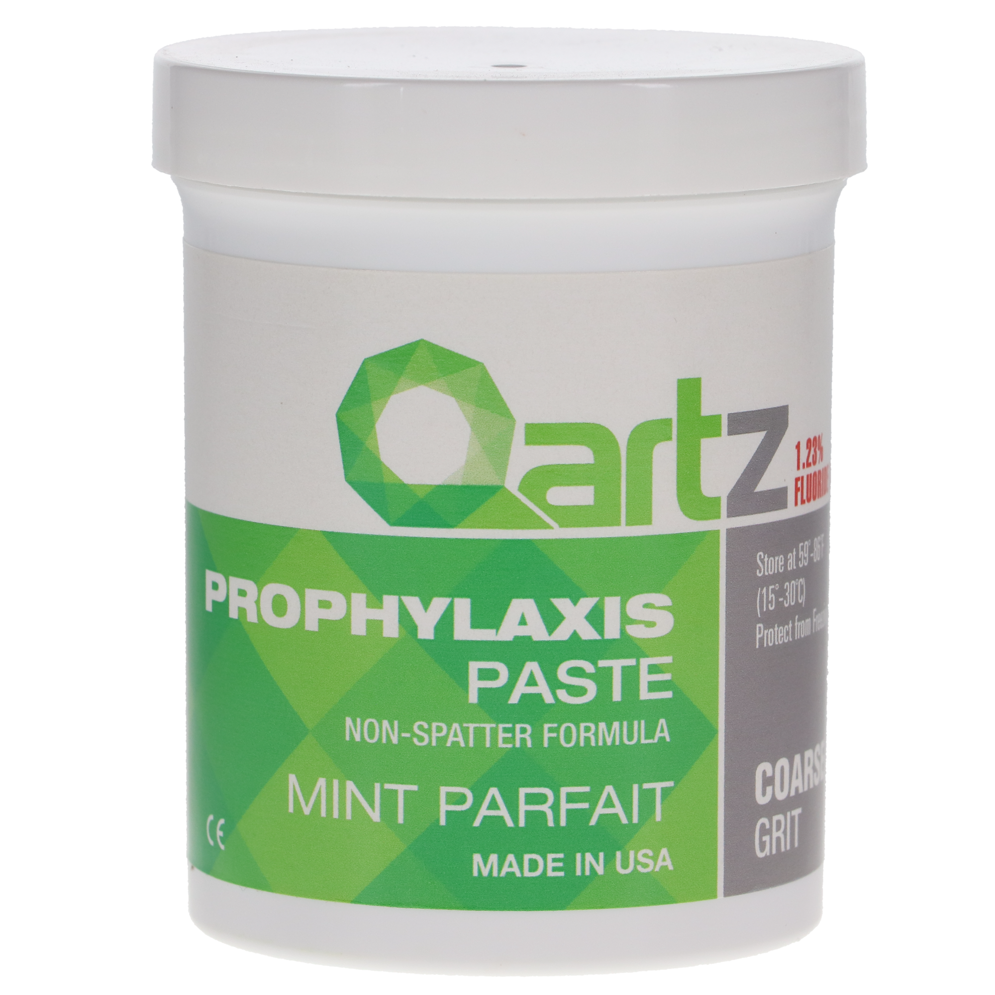 Qartz Prophy Paste, Coarse, Mint Parfait, 340g, Jar, 1/Pk, 58-00032