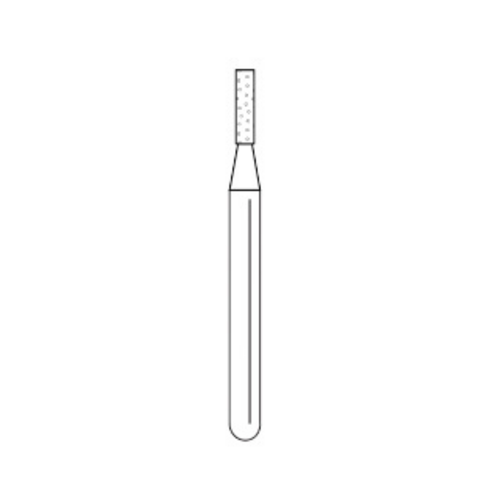 Solo Diamond Single-Use Burs, FG, Flat-End Cylinder, # 0710MS, 1.0 mm, Medium, Blue, 25/Pk, 835010MS