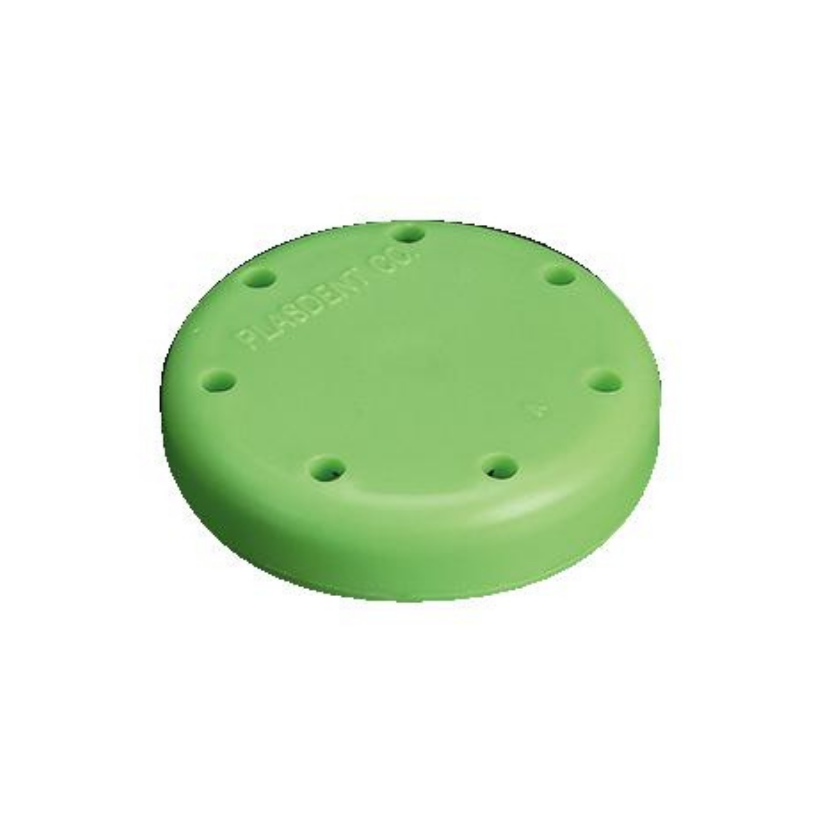 Magnetic Bur Block 7-Hole Small Round Green, 400BS-4