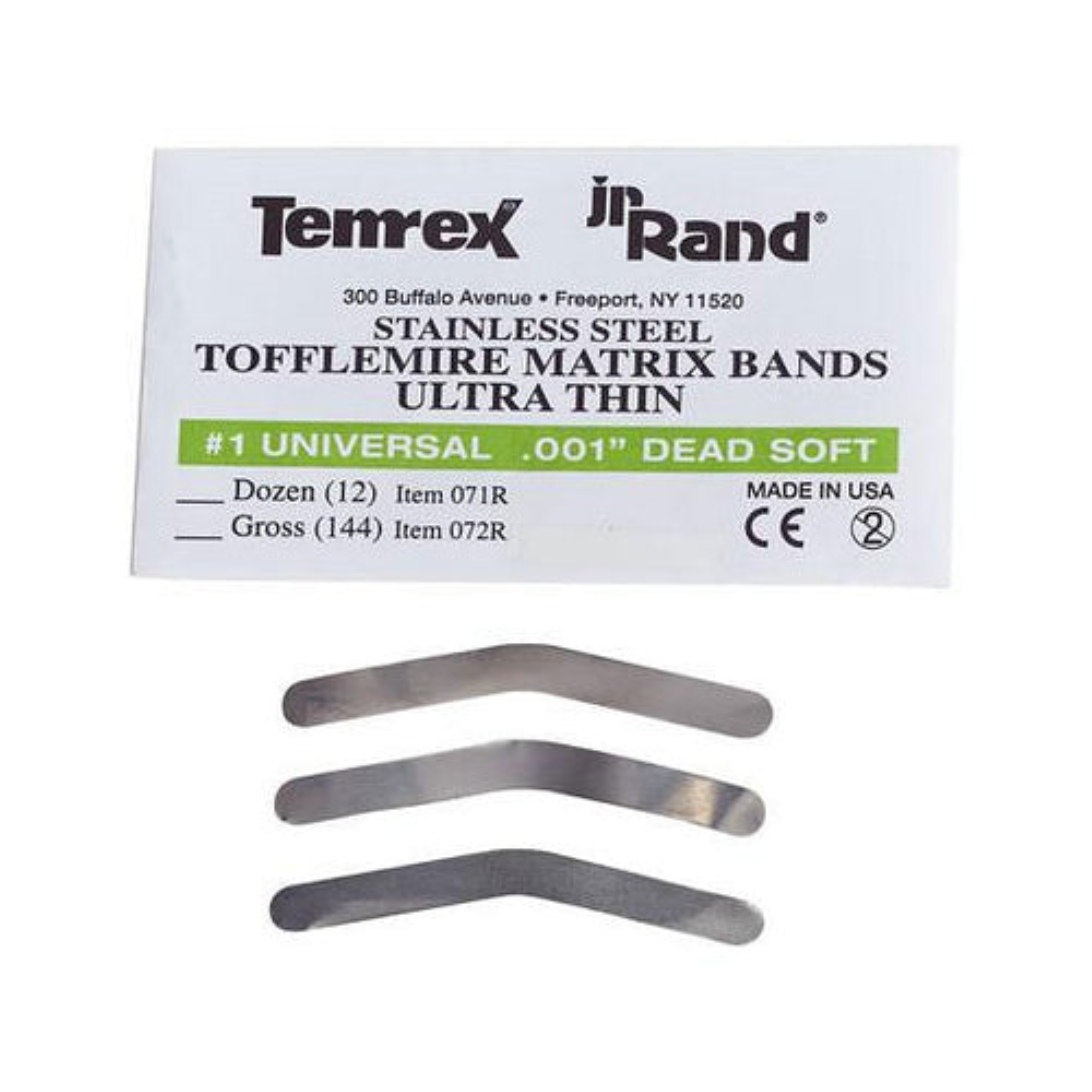 Tofflemire Matrix Bands, Dead Soft, 0.001