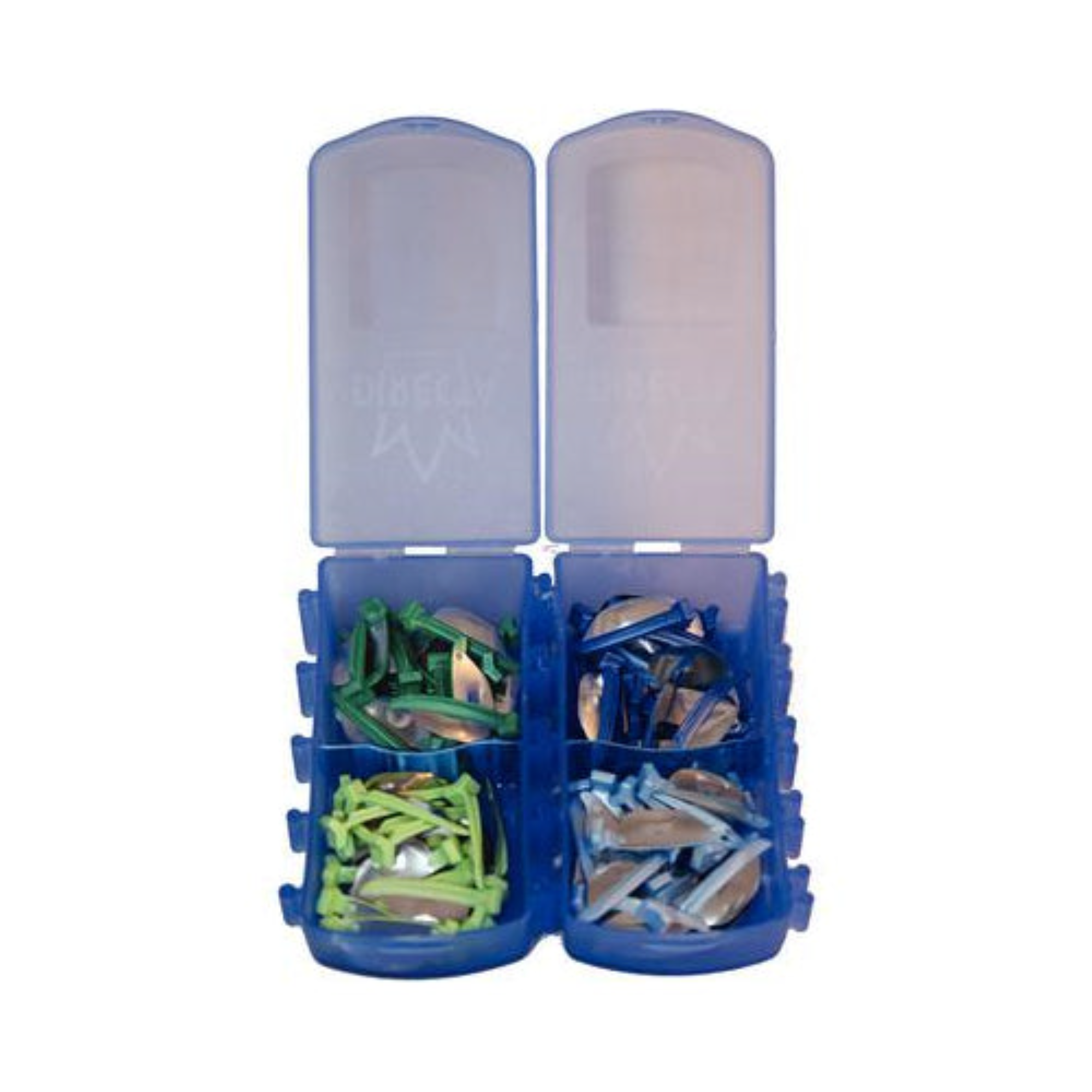 Directa - FenderMate Assortment Kit: One hand operated organizer box with 72 pieces, 602770