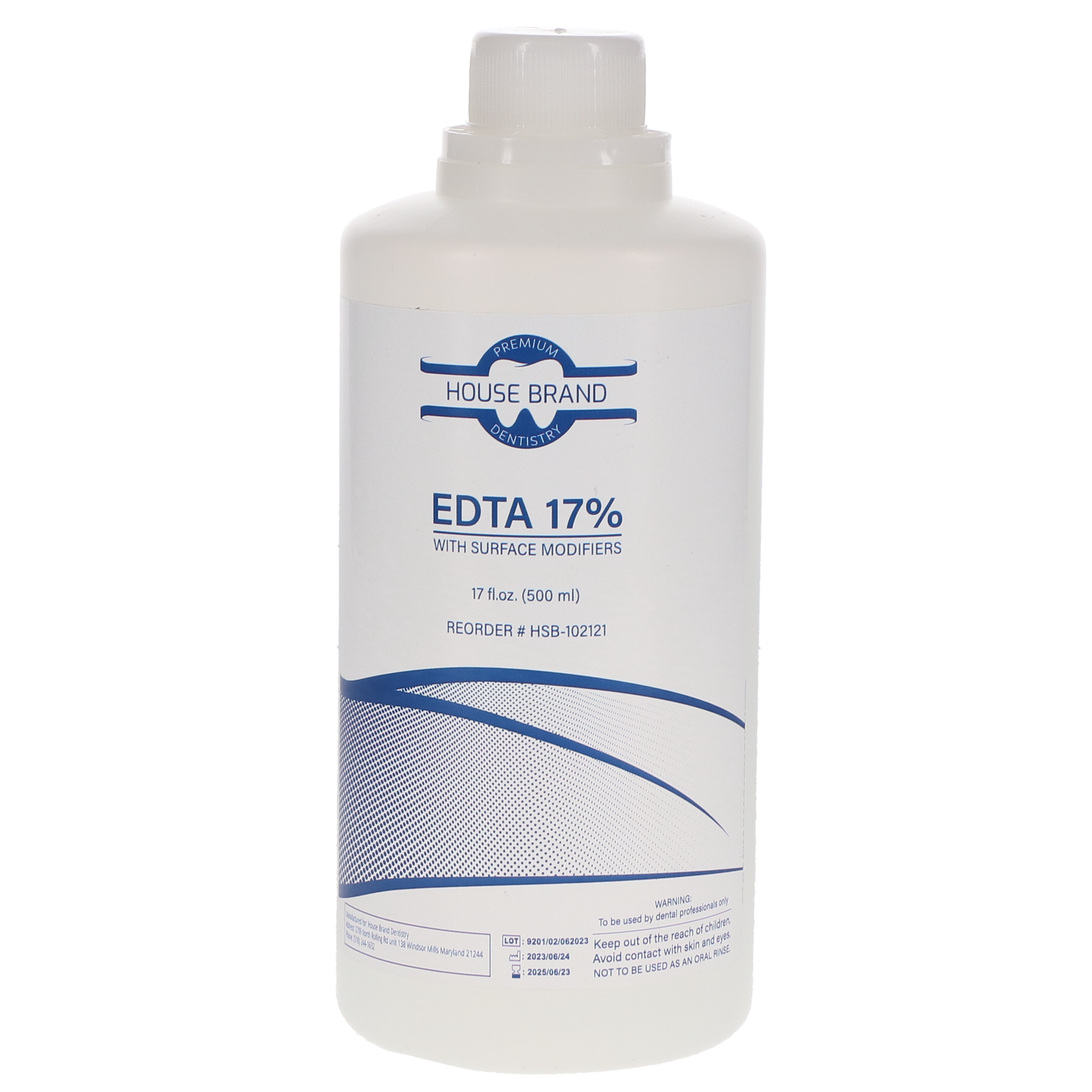 EDTA Solution 500ml With Surface Modifers, 102121