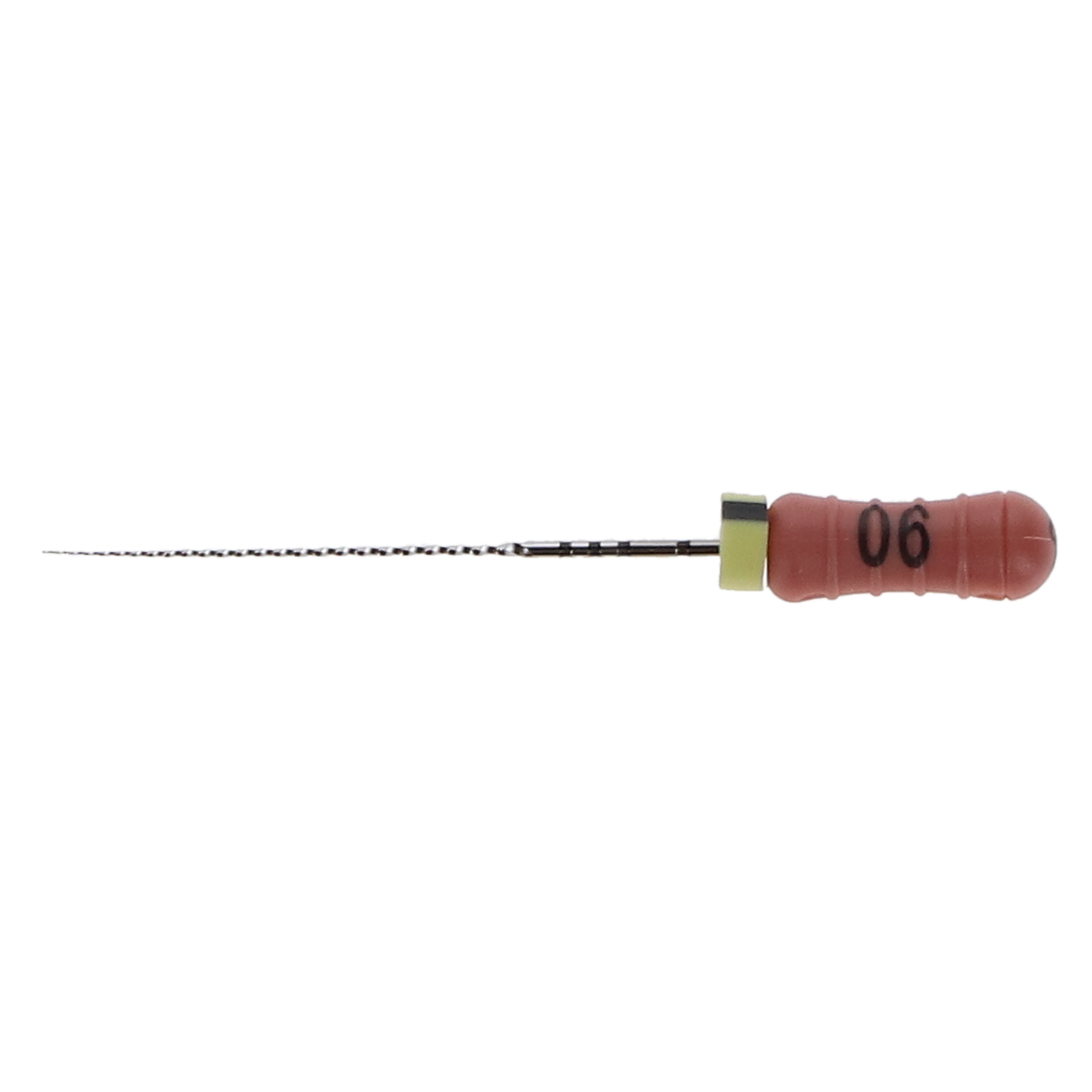 Ready-Steel C+ Stainless Steel Hand File, Sterile, 25 mm, # 6, Pink, 6/Pk, A012X02500604