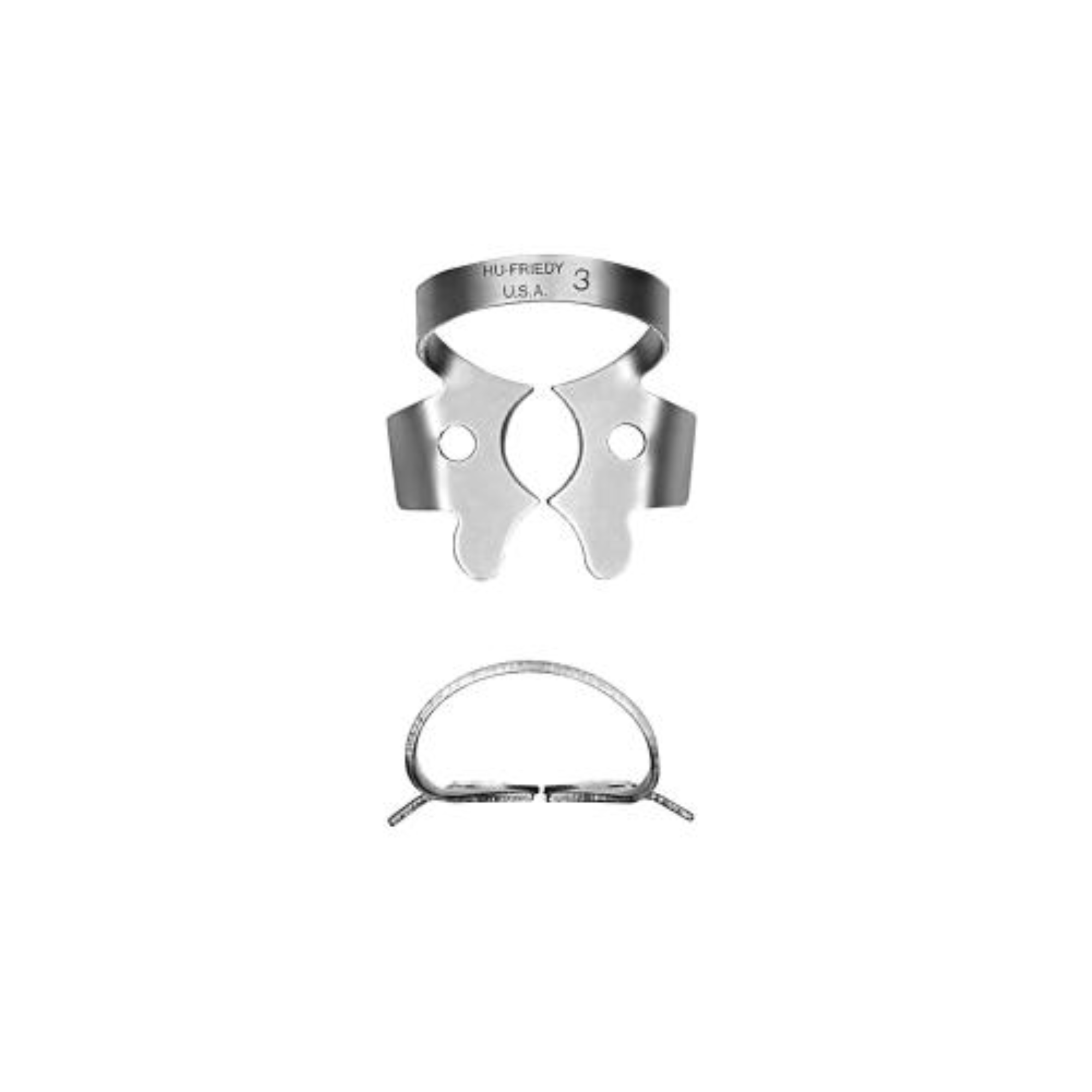 Hu-Friedy - Rubber Dam Clamp Satin Finish 3, RDCM3
